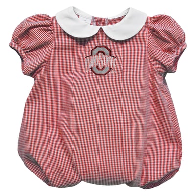  Ohio State Buckeyes Vive La Fete Girls Infant Puffy Bubble Dress - Scarlet