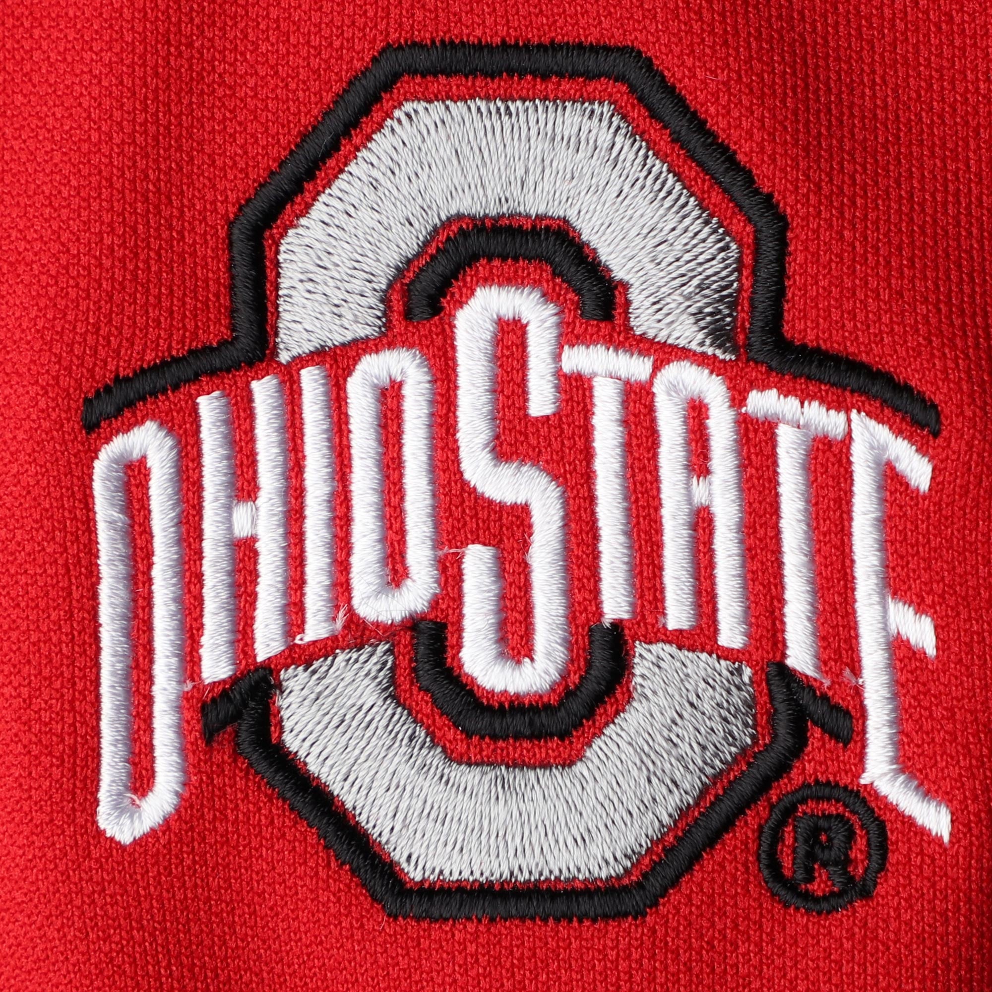 Ensemble de pom-pom girl deux pièces Scarlet Ohio State Buckeyes pour jeunes filles