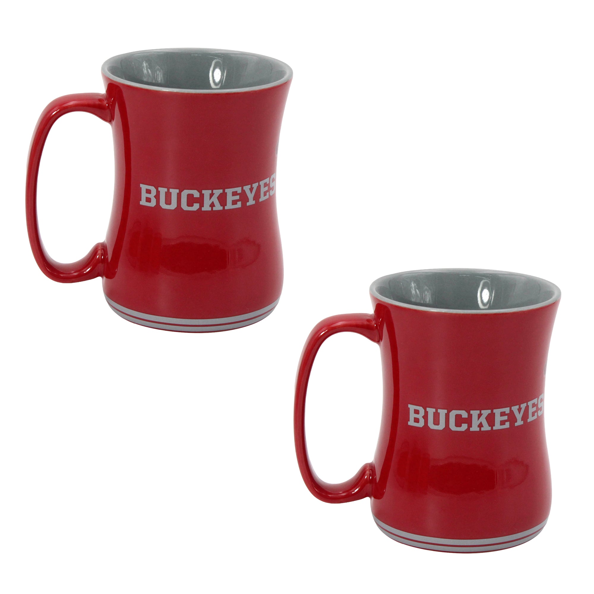 Ensemble de deux tasses de barista Indigo Falls Ohio State Buckeyes de 473 ml (16 oz).