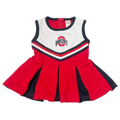  Little King Ohio State Buckeyes Infant Scarlet Cheer Jumper