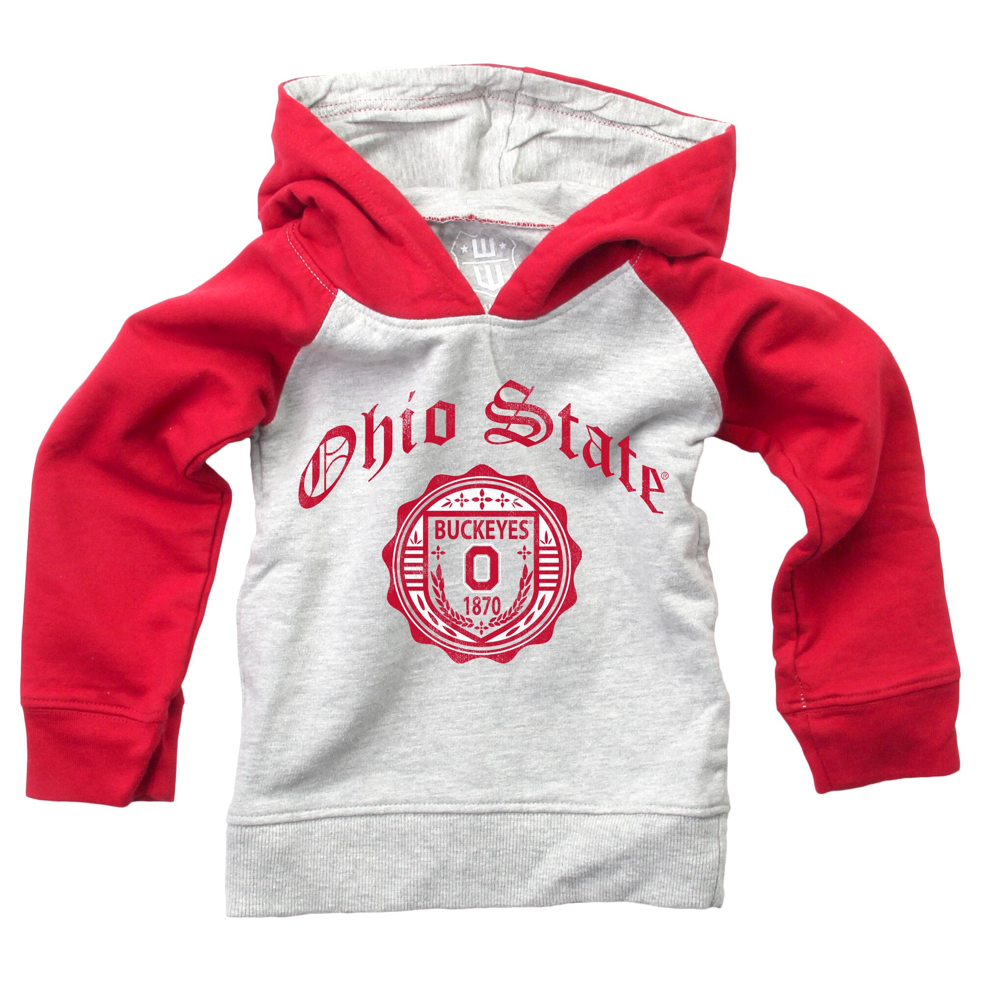 Infant Wes & Willy Scarlet Ohio State Buckeyes Raglan Hoodie and Sweatpants Set