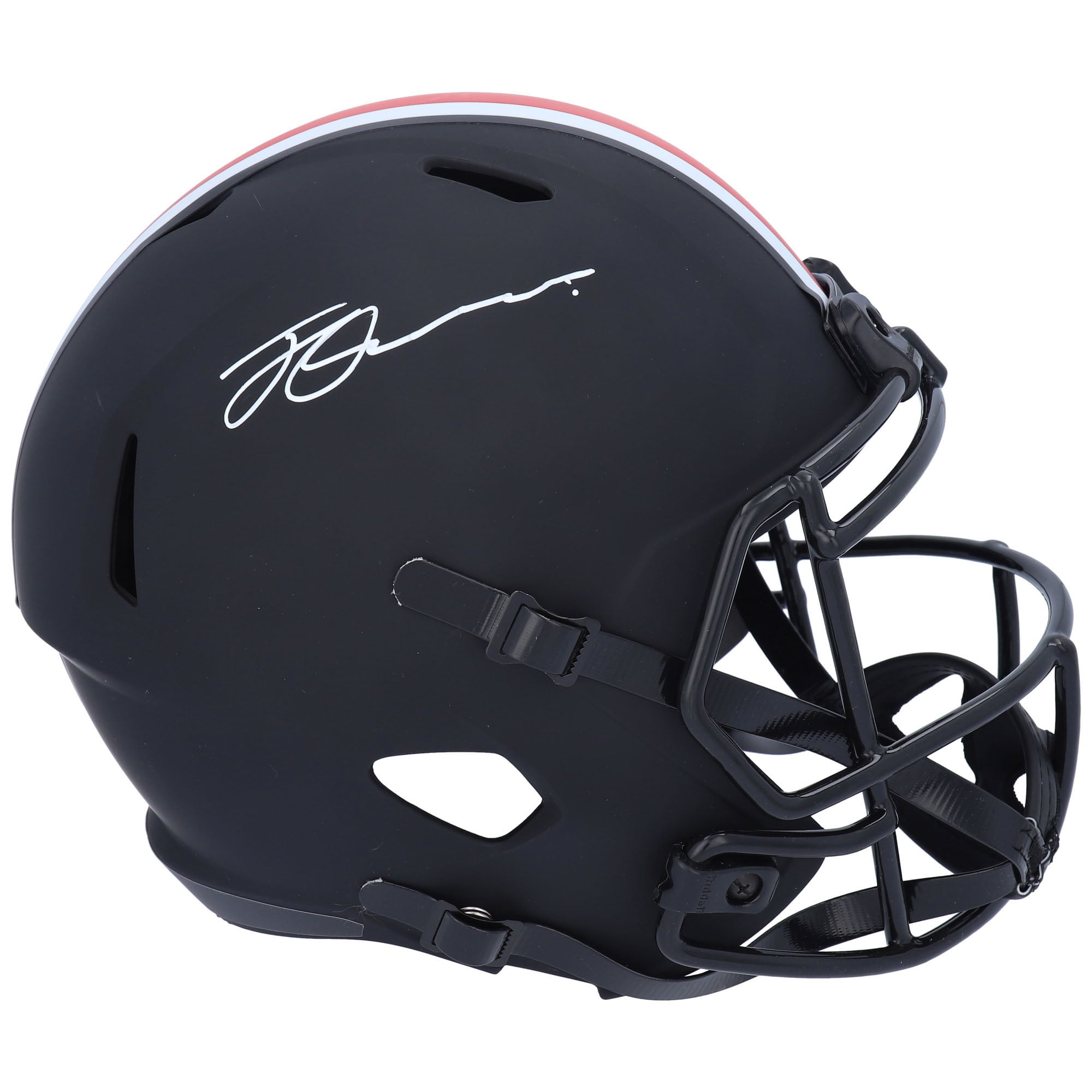 Jeff Okudah Ohio State Buckeyes Autographed Riddell Eclipse Speed