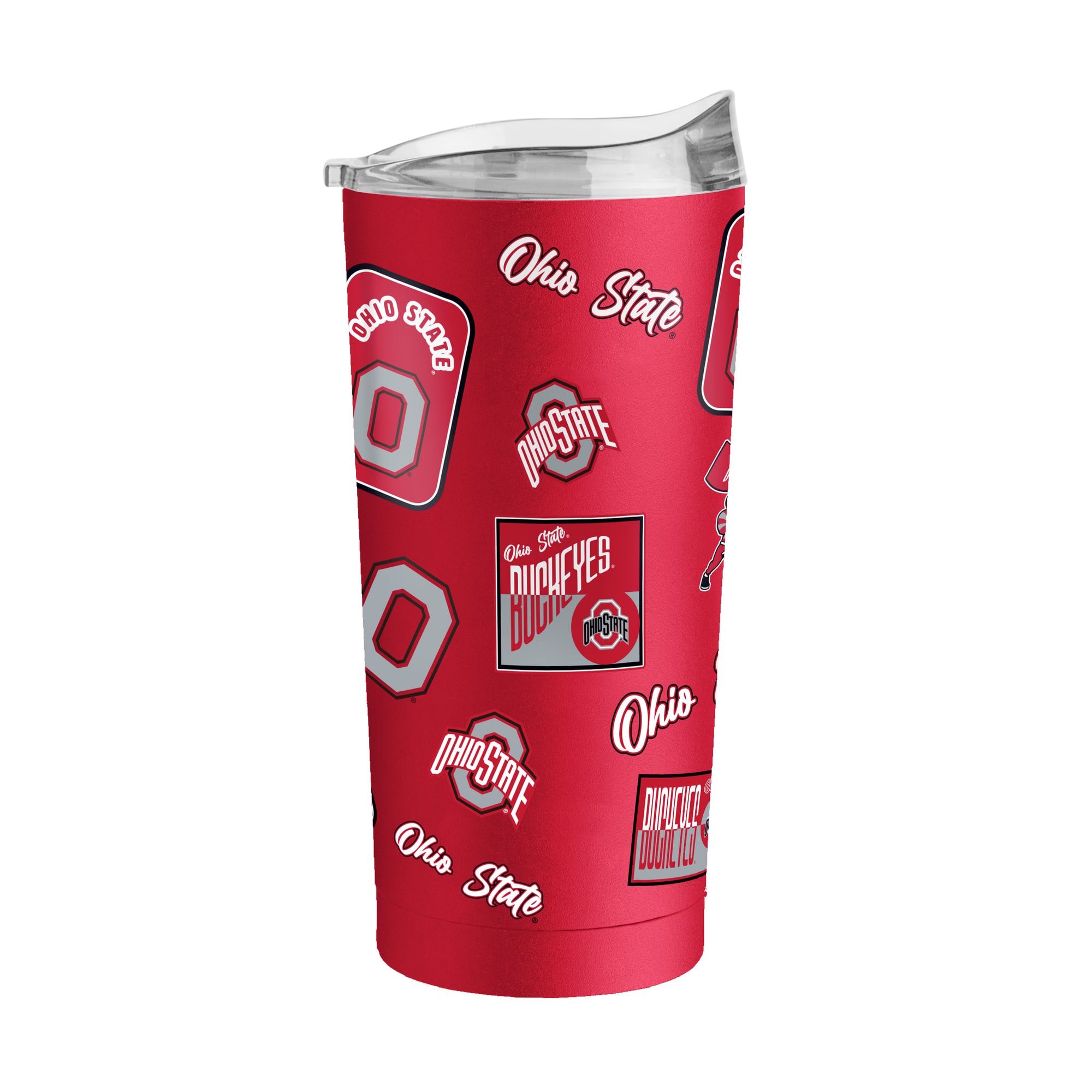 Gobelet isotherme 20 oz à revêtement en poudre Dreamweave, logo Ohio State Buckeyes, marque Logo Brands