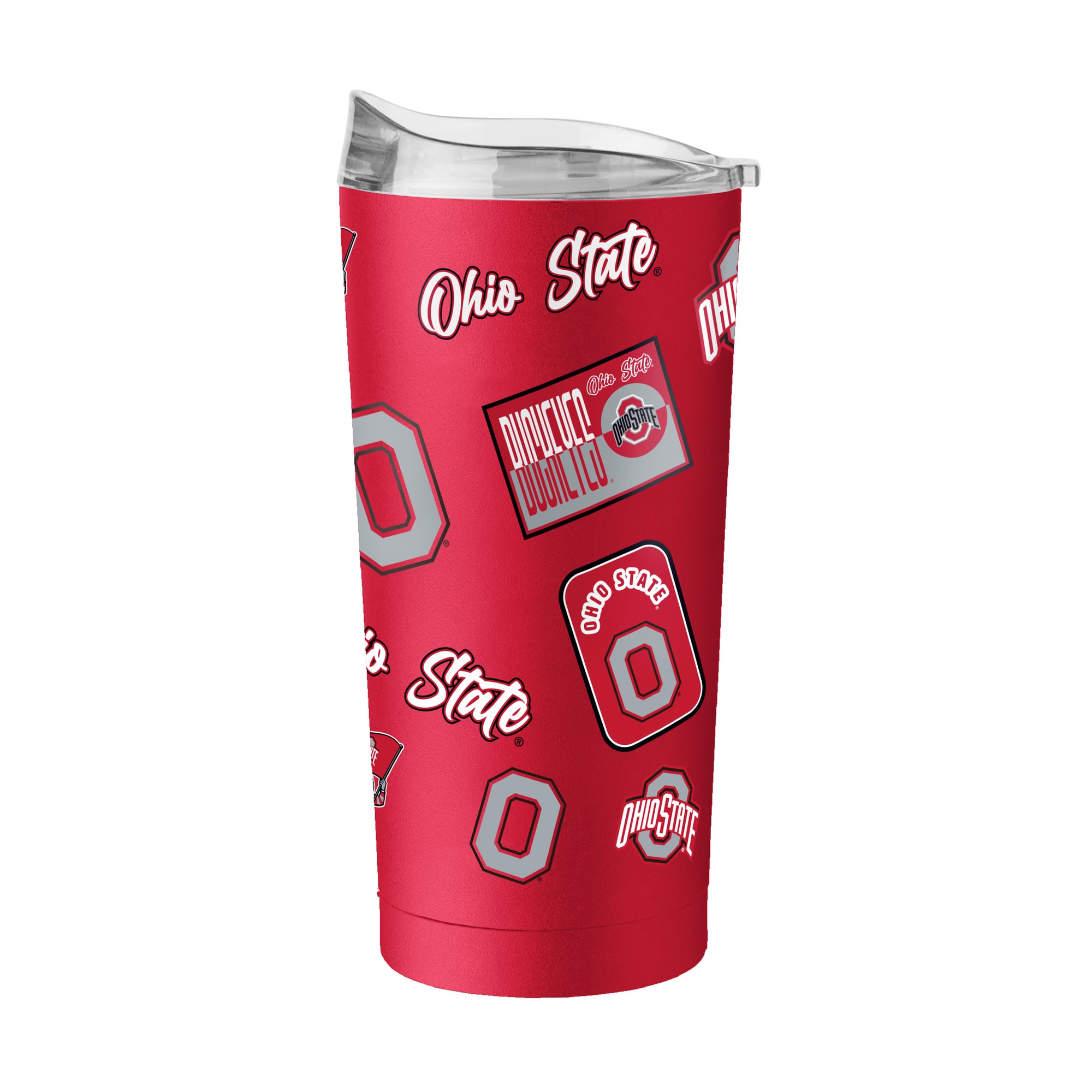 Gobelet isotherme 20 oz à revêtement en poudre Dreamweave, logo Ohio State Buckeyes, marque Logo Brands