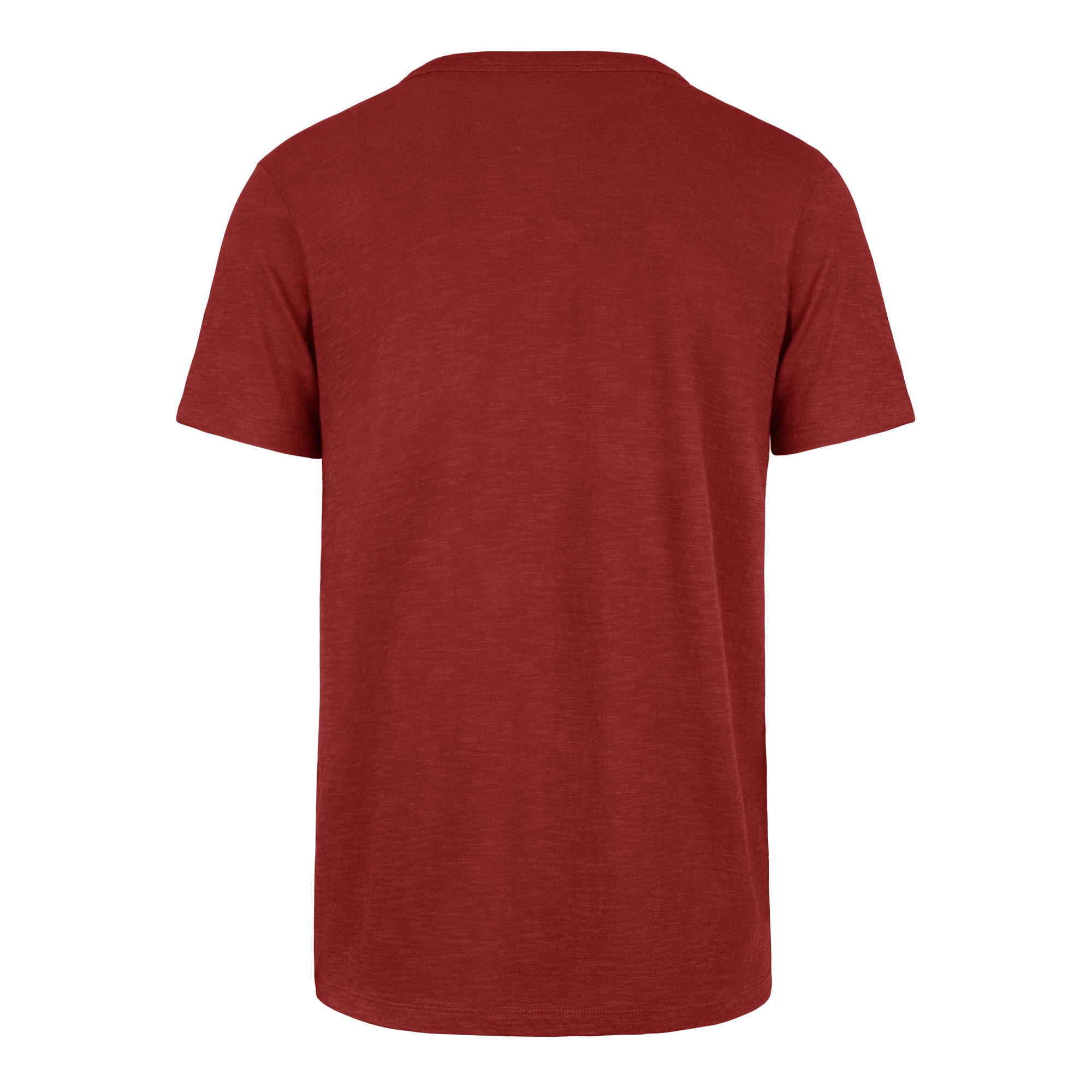 Men's '47 Scarlet Ohio State Buckeyes Emblem Mark Scrum T-Shirt