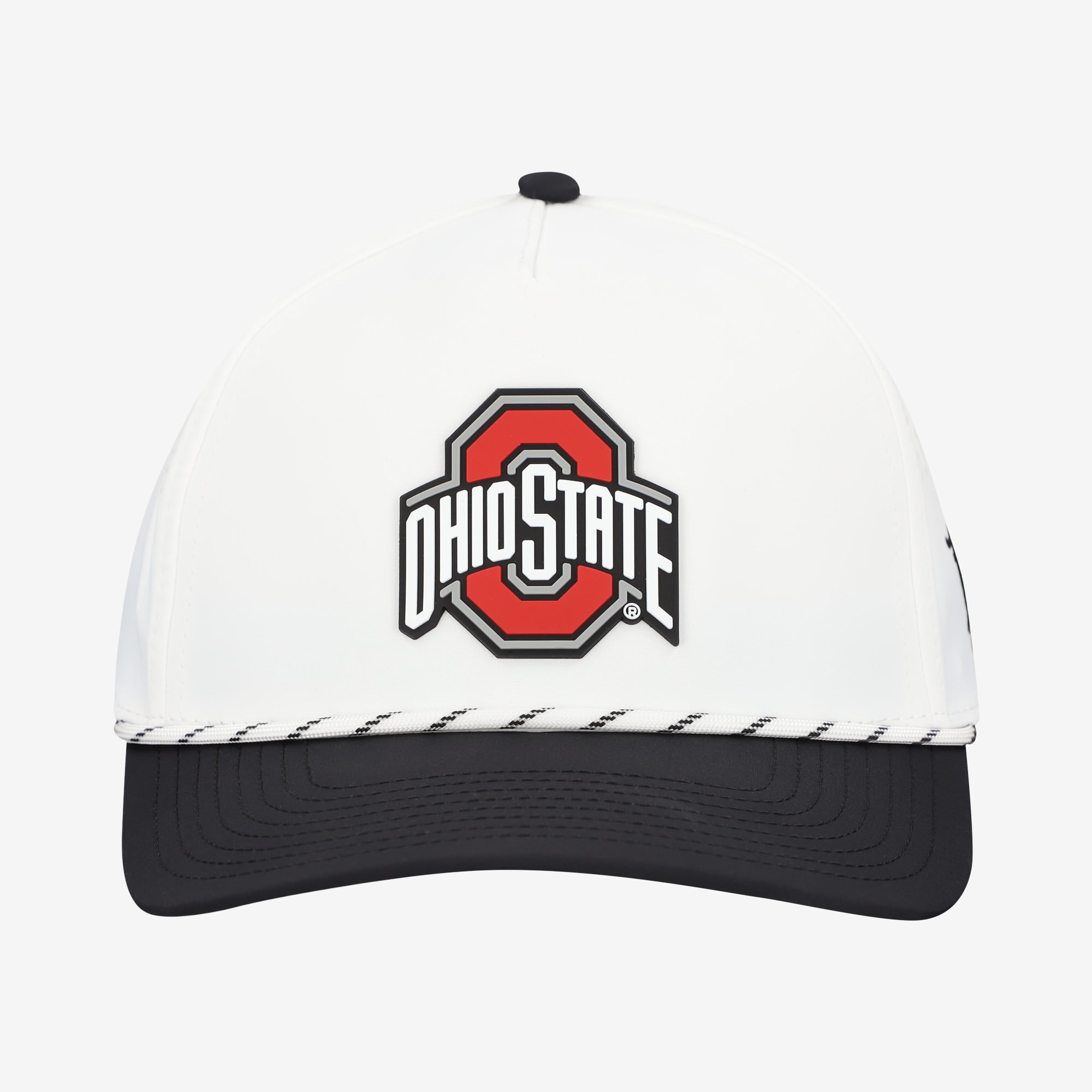Casquette Bills pour homme, blanche et noire, Ohio State Buckeyes, classique, à cordon ajustable
