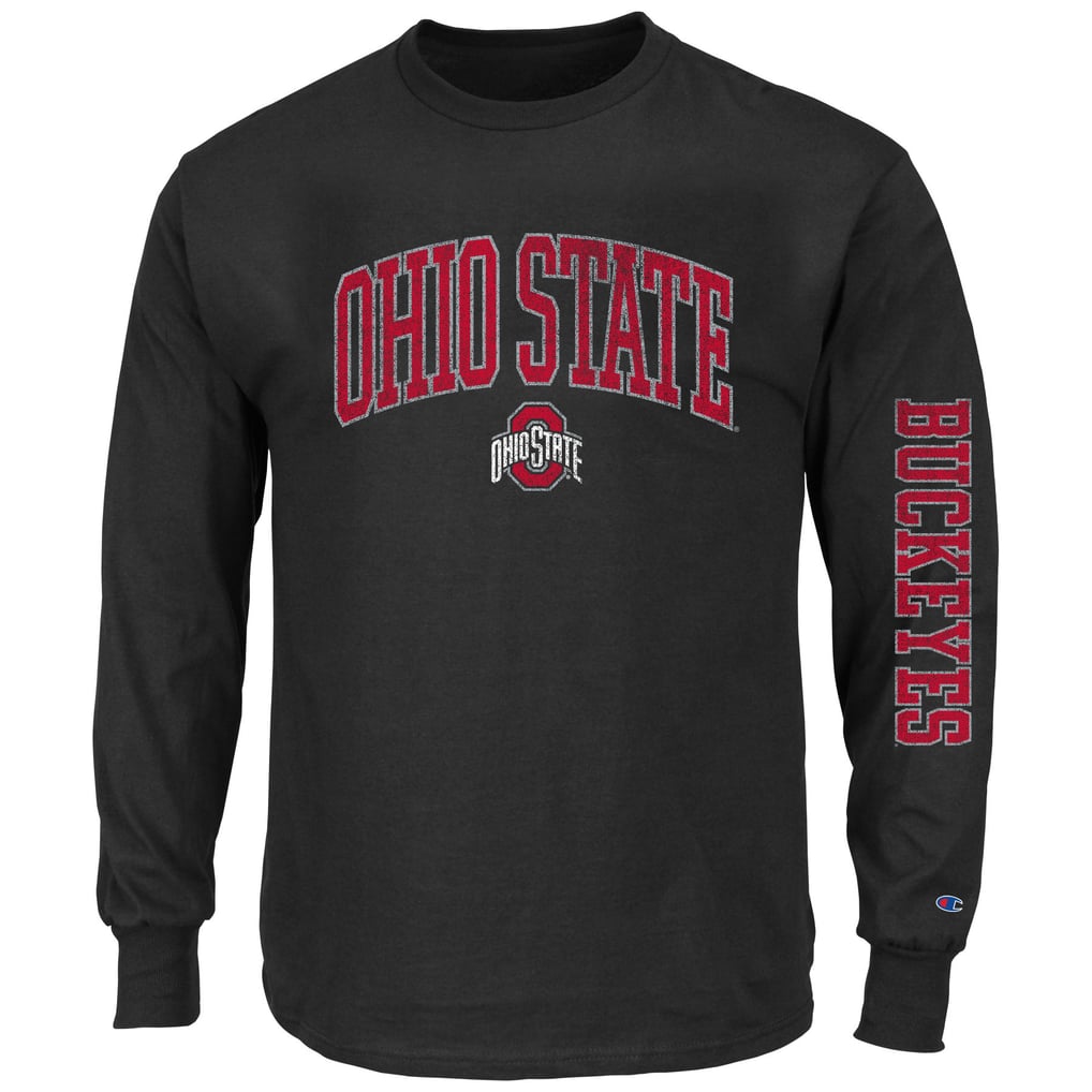 Ohio State Buckeyes Champion Big & Tall Arch Over Logo Long Sleeve T ...