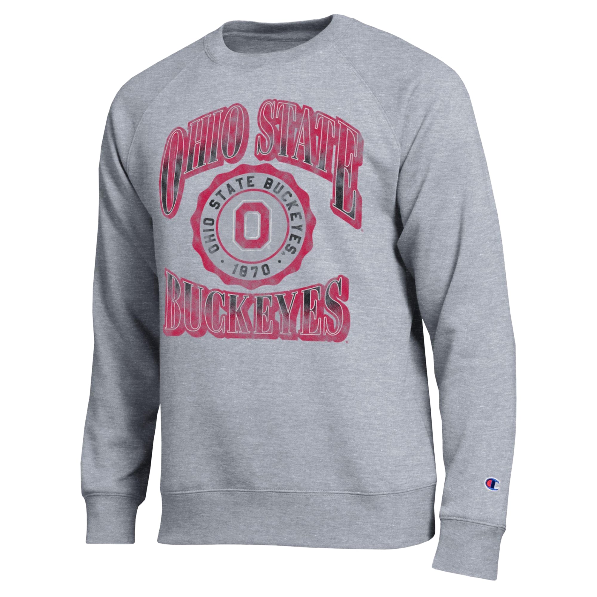 Men's Champion Heather Gray Ohio State Buckeyes All-Star Sweatshirt