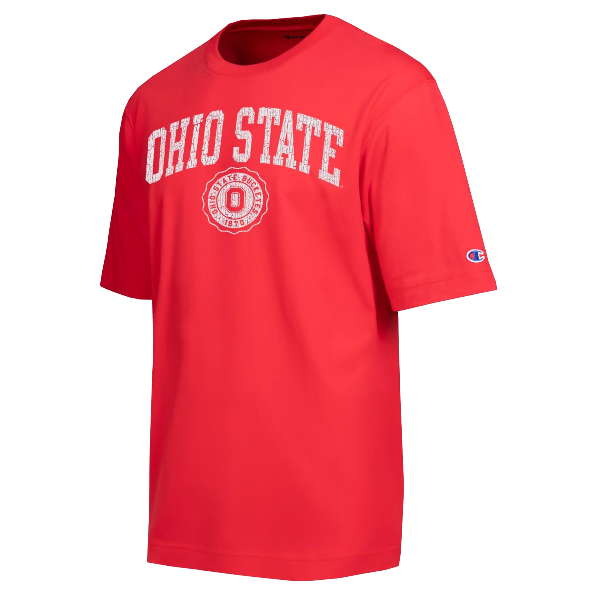 Men's Champion Scarlet Ohio State Buckeyes Scholar All-Star T-Shirt