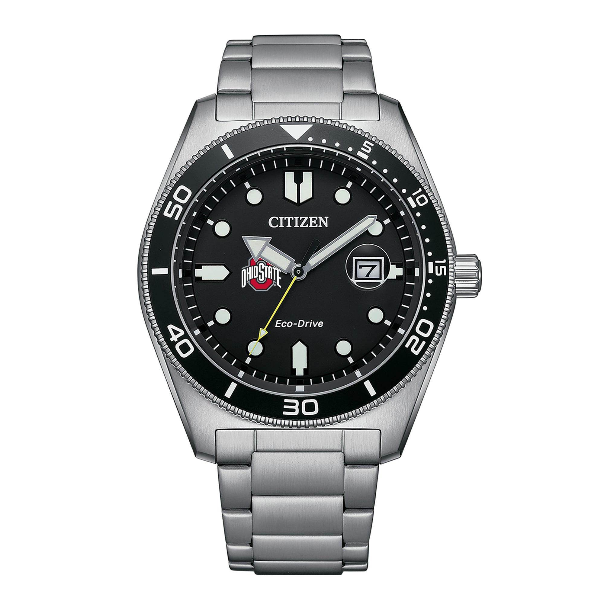 Ohio State Buckeyes Citizen Watch Eco-Drive Sport Casual Stainless ...
