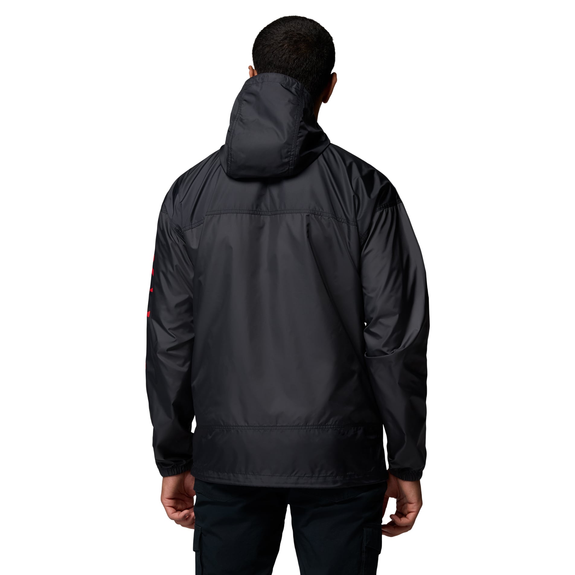 Men's Columbia Black Ohio State Buckeyes Flash Challenger II Full-Zip Hooded Windbreaker