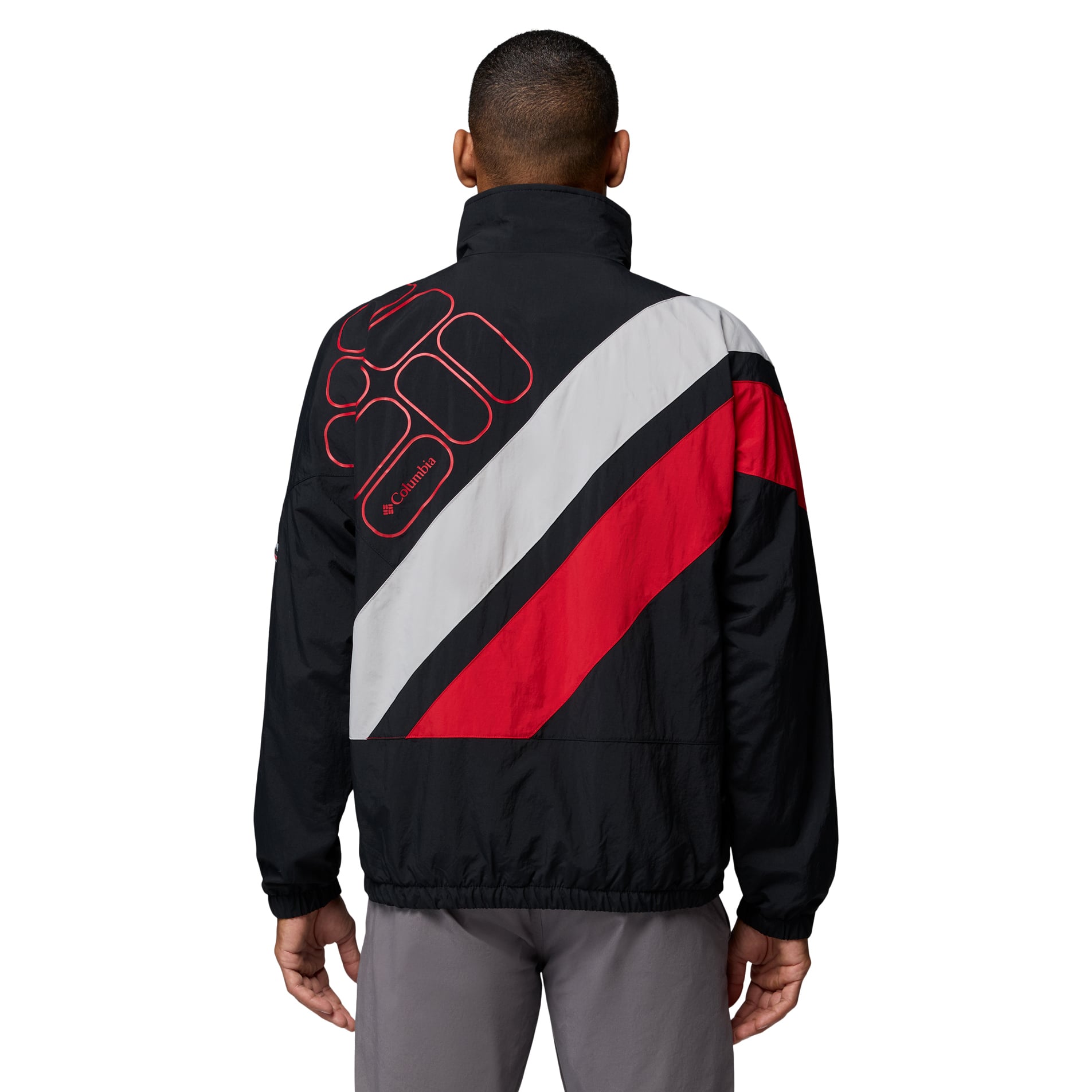 Men's Columbia Black Ohio State Buckeyes Reventure Full-Zip Windbreaker Omni-Shield Jacket