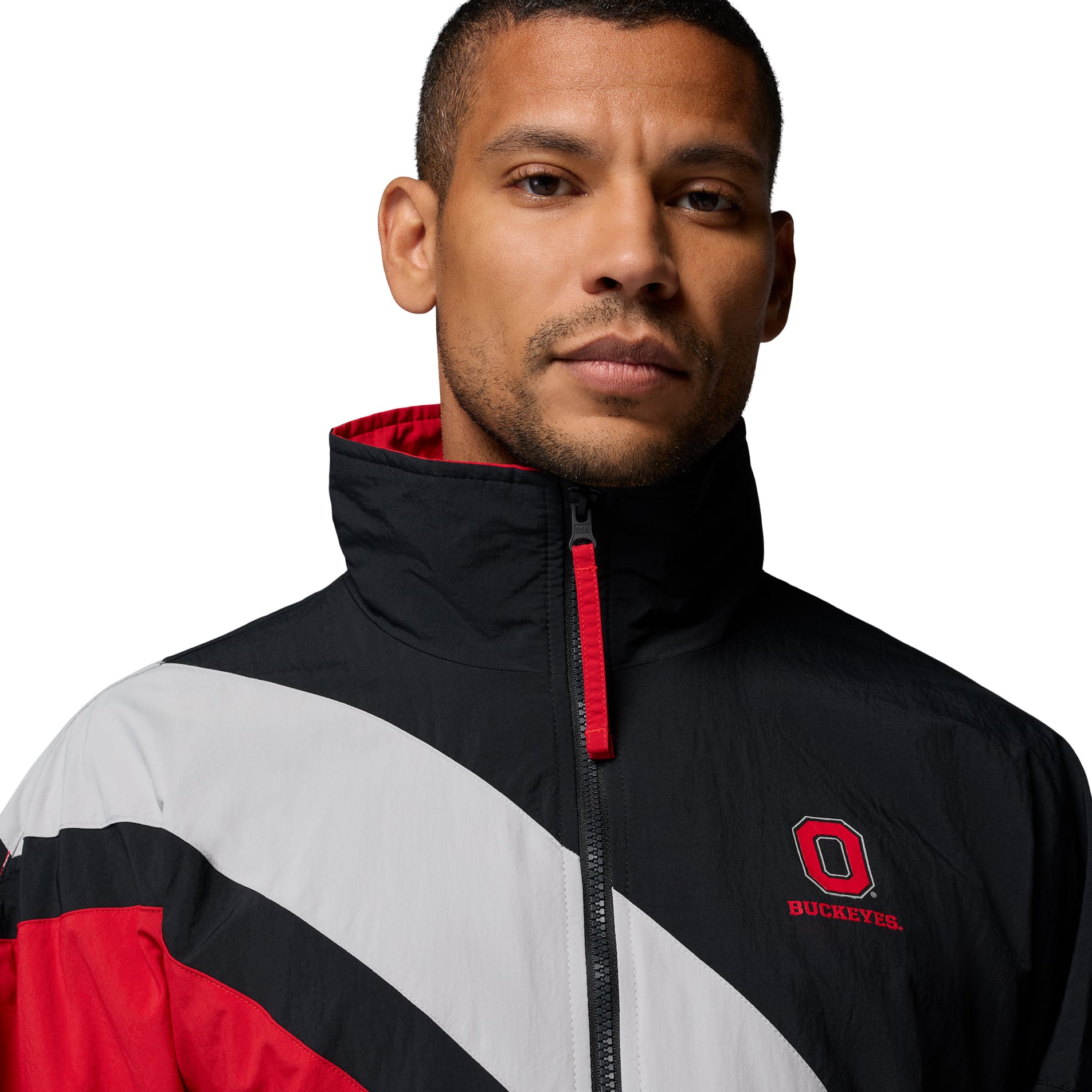 Men's Columbia Black Ohio State Buckeyes Reventure Full-Zip Windbreaker Omni-Shield Jacket