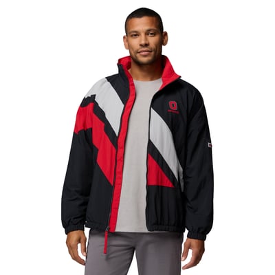 Ohio State Buckeyes Columbia Reventure Full-Zip Windbreaker Omni-Shield Jacket - Black