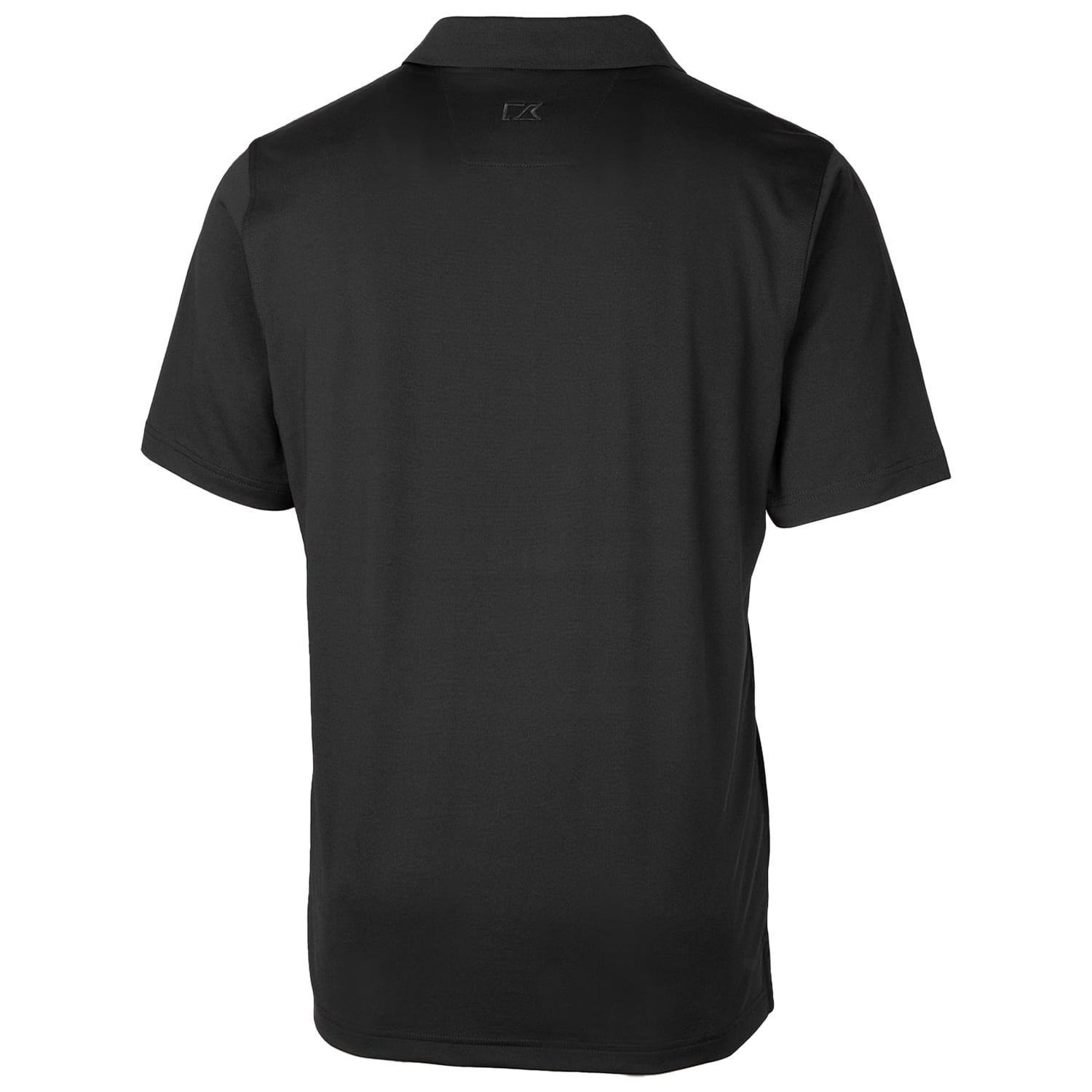 Men's Cutter & Buck Black Ohio State Buckeyes Forge Stretch Polo