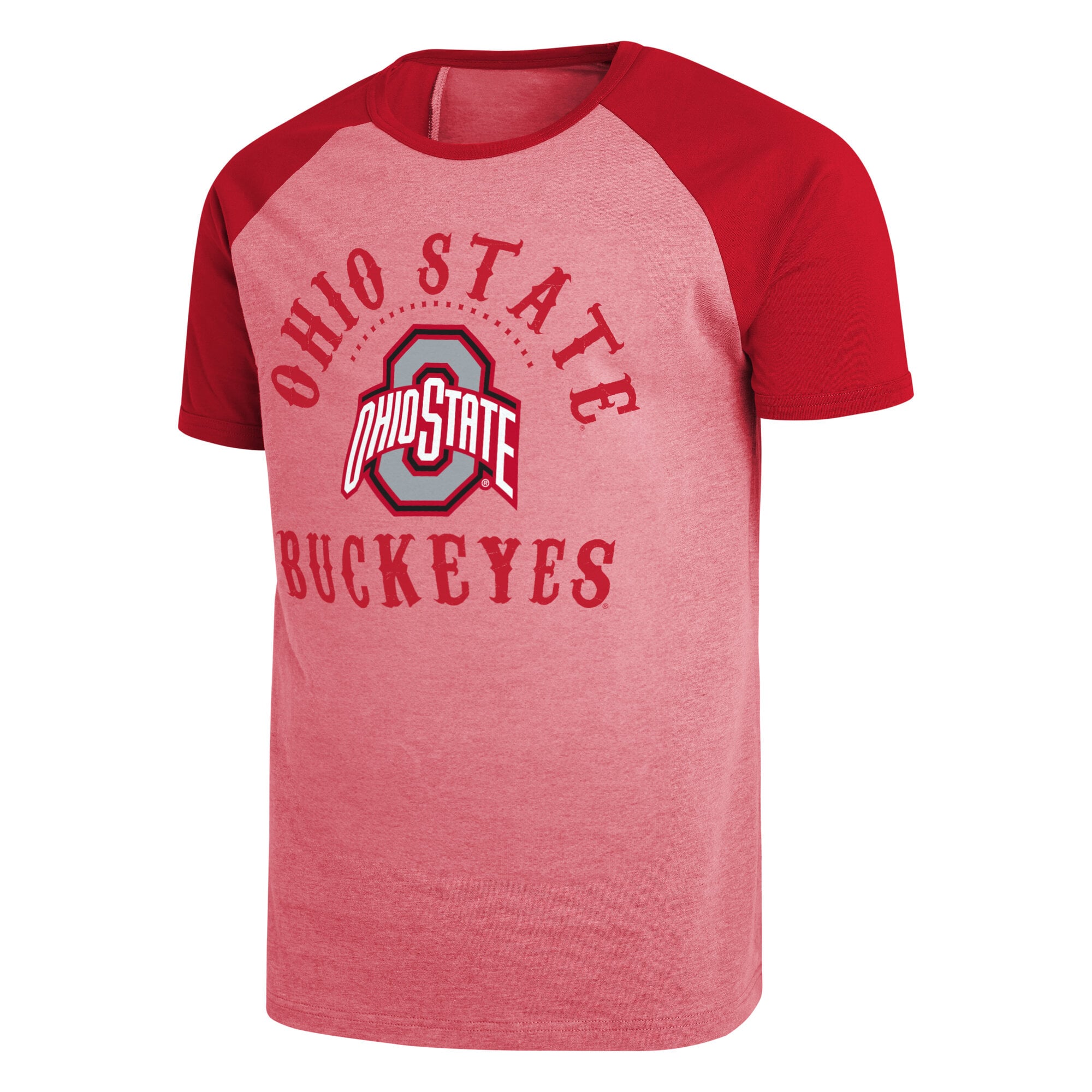 Collection Darius Rucker pour hommes par Fanatics T-shirt raglan Scarlet Ohio State Buckeyes