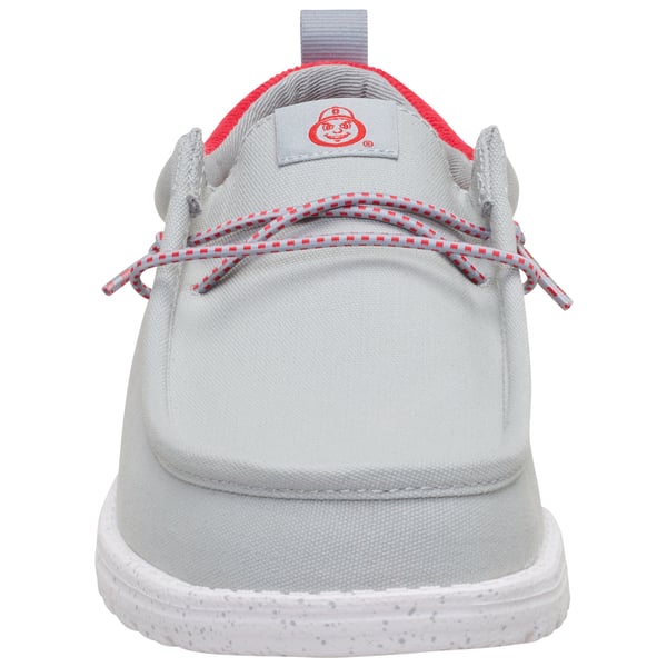Hey Dude Wally White Red Black Ohio State Buckeyes Slip-On Shoes NWT Size 12 Ohio State Buckeyes Wally Casual Shoes - Scarlet/Black main image 2