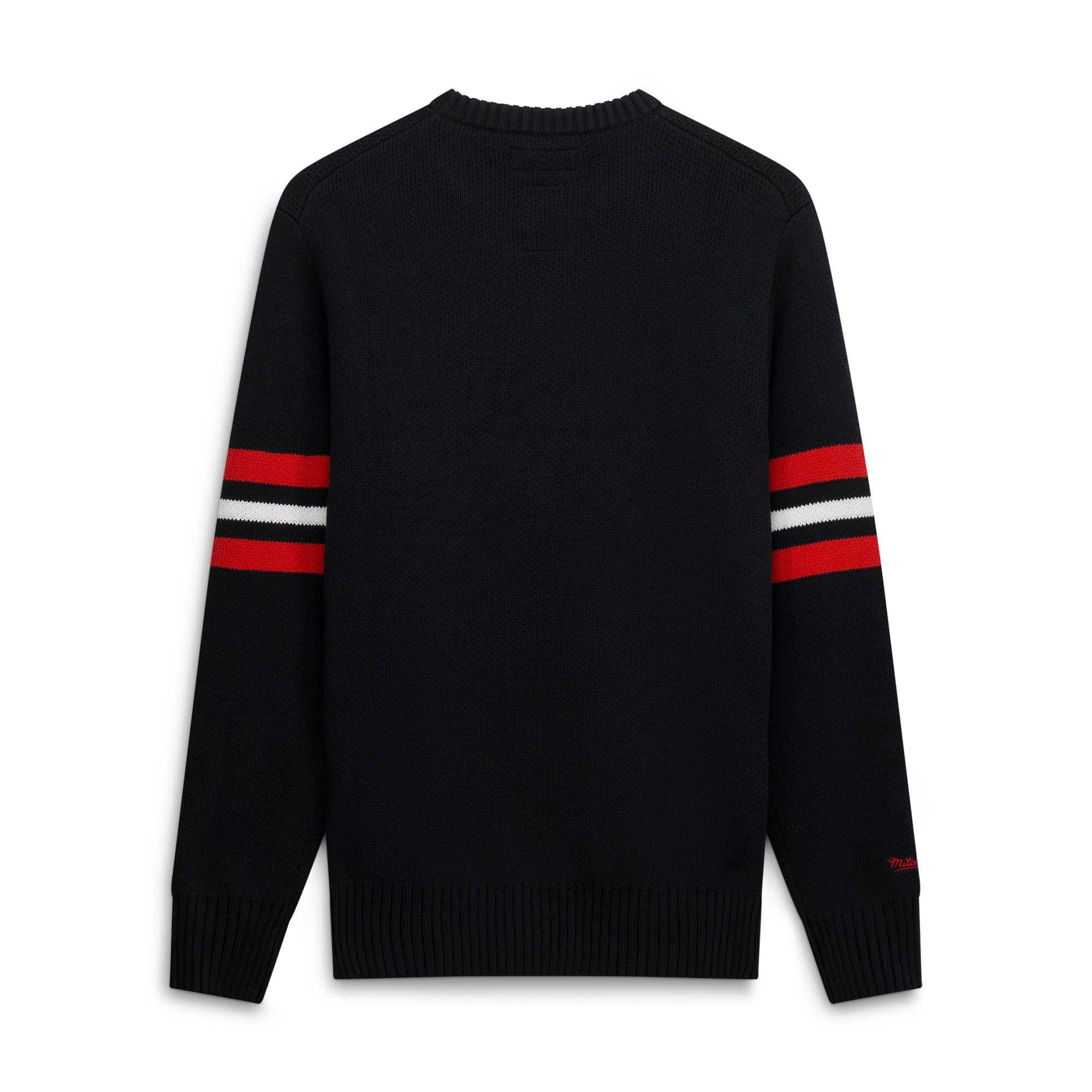 Men's Mitchell & Ness Black Ohio State Buckeyes Head Coach Sweater