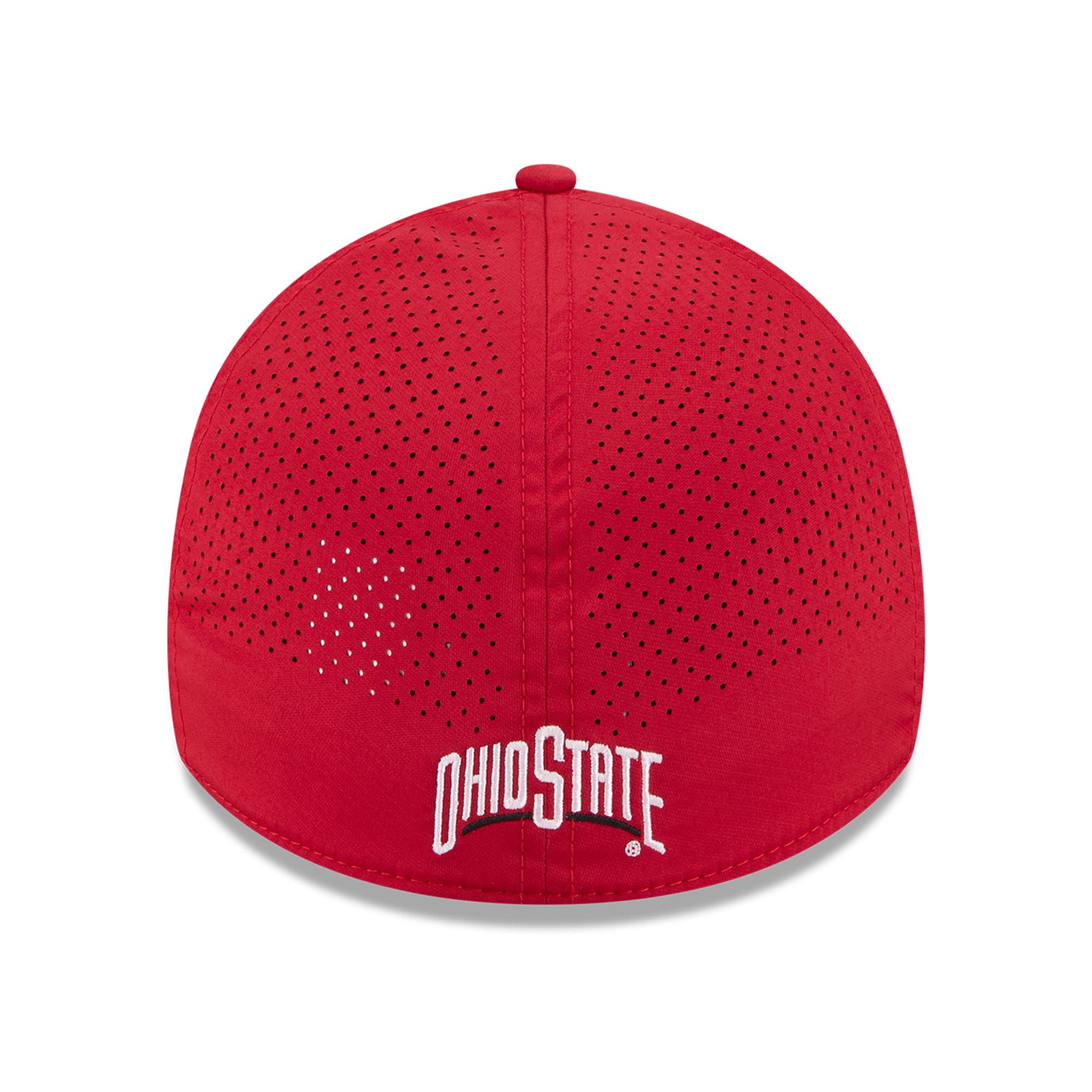Casquette extensible New Era Scarlet Ohio State Buckeyes Performance Rope 39THIRTY pour homme