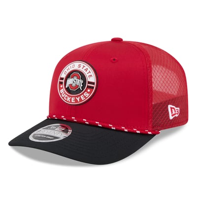  Ohio State Buckeyes New Era Rope 9SEVENTY Adjustable Hat - Scarlet