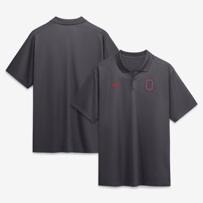  Ohio State Buckeyes Nike Color Pop Victory Dri-FIT Polo - Anthracite