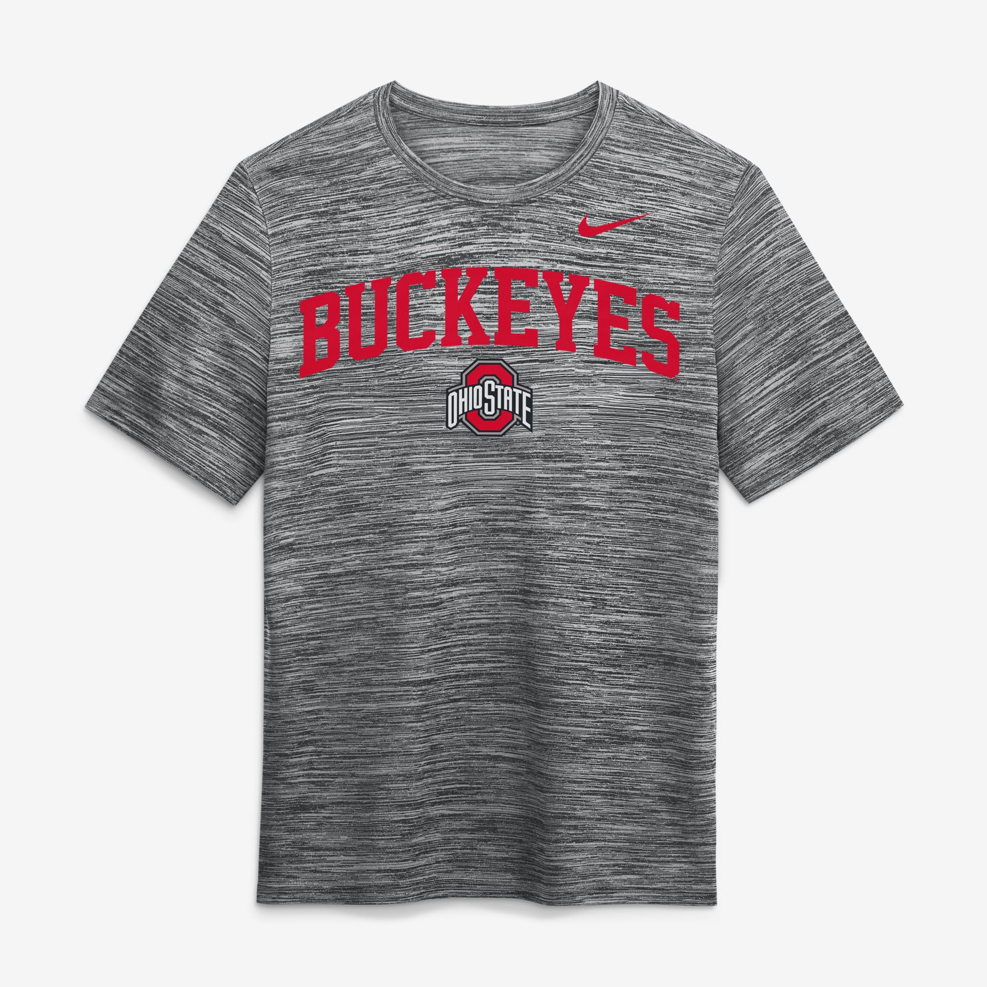 Men's Nike  Scarlet Ohio State Buckeyes Primetime Arch Logo Velocity Dri-FIT T-Shirt