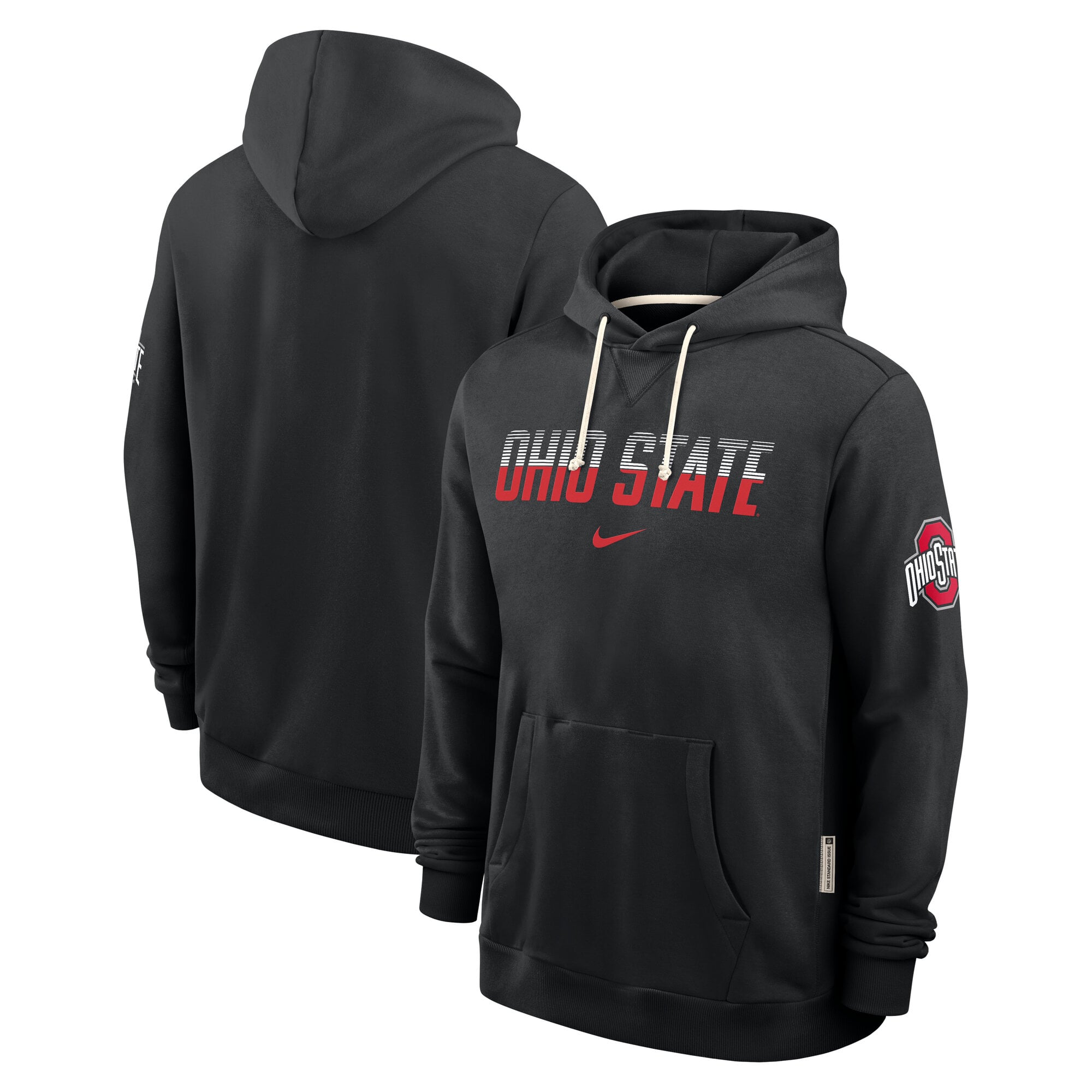 Sweat à capuche Nike Scarlet Ohio State Buckeyes 2026 Sideline Standard Issue Dri-FIT pour homme