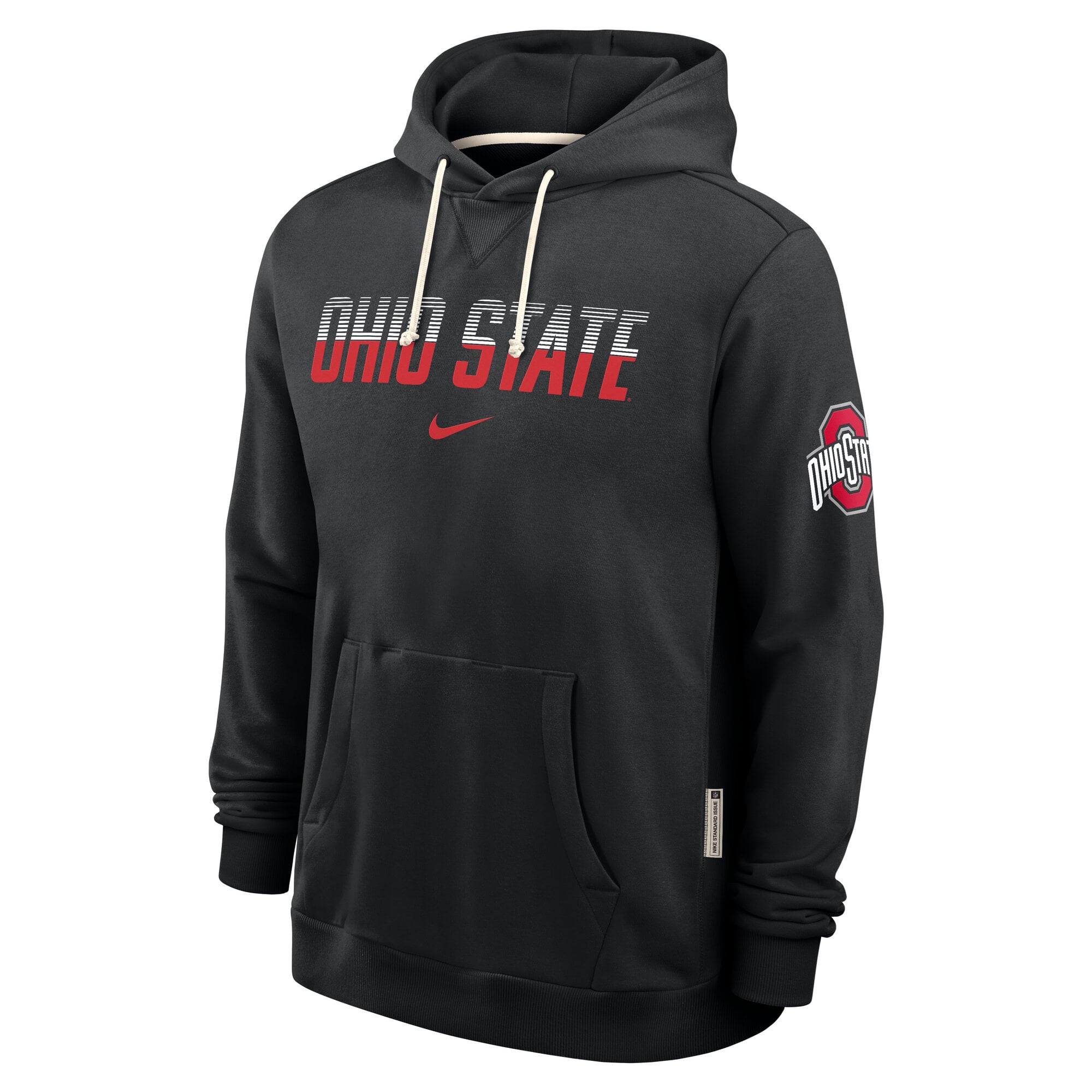 Sweat à capuche Nike Scarlet Ohio State Buckeyes 2026 Sideline Standard Issue Dri-FIT pour homme