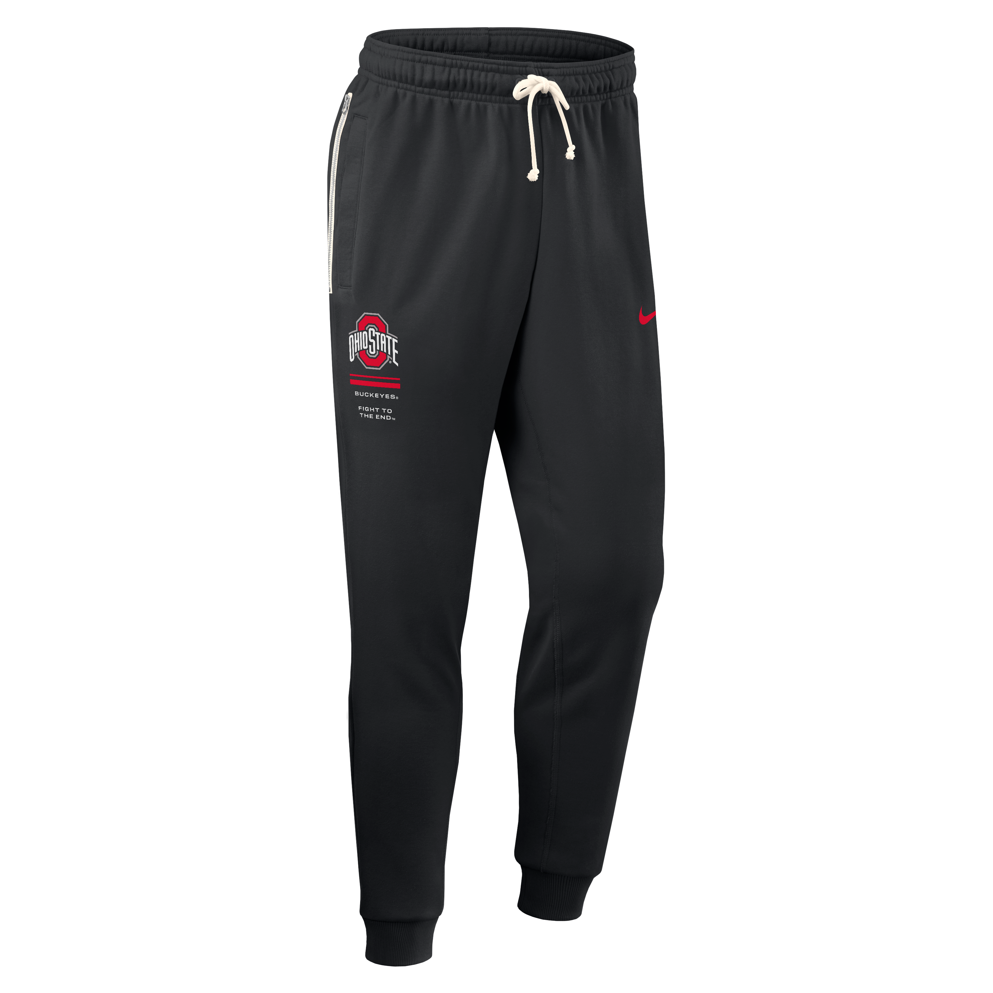 Men's Nike Black Ohio State Buckeyes 2026 Sideline Standard Issue Dri-FIT Taper Pants