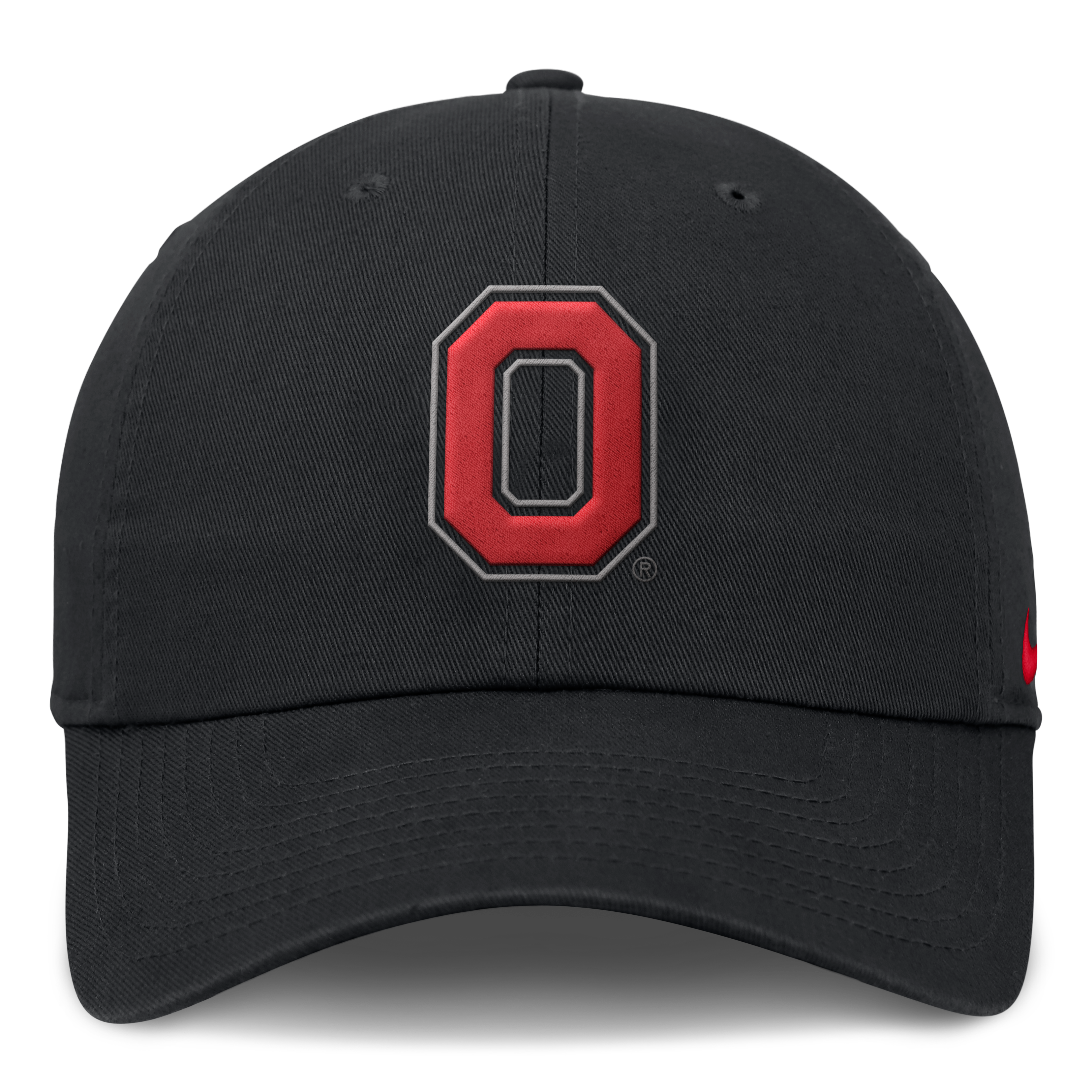 Men's Nike Black Ohio State Buckeyes Club Dri-FIT Adjustable Hat
