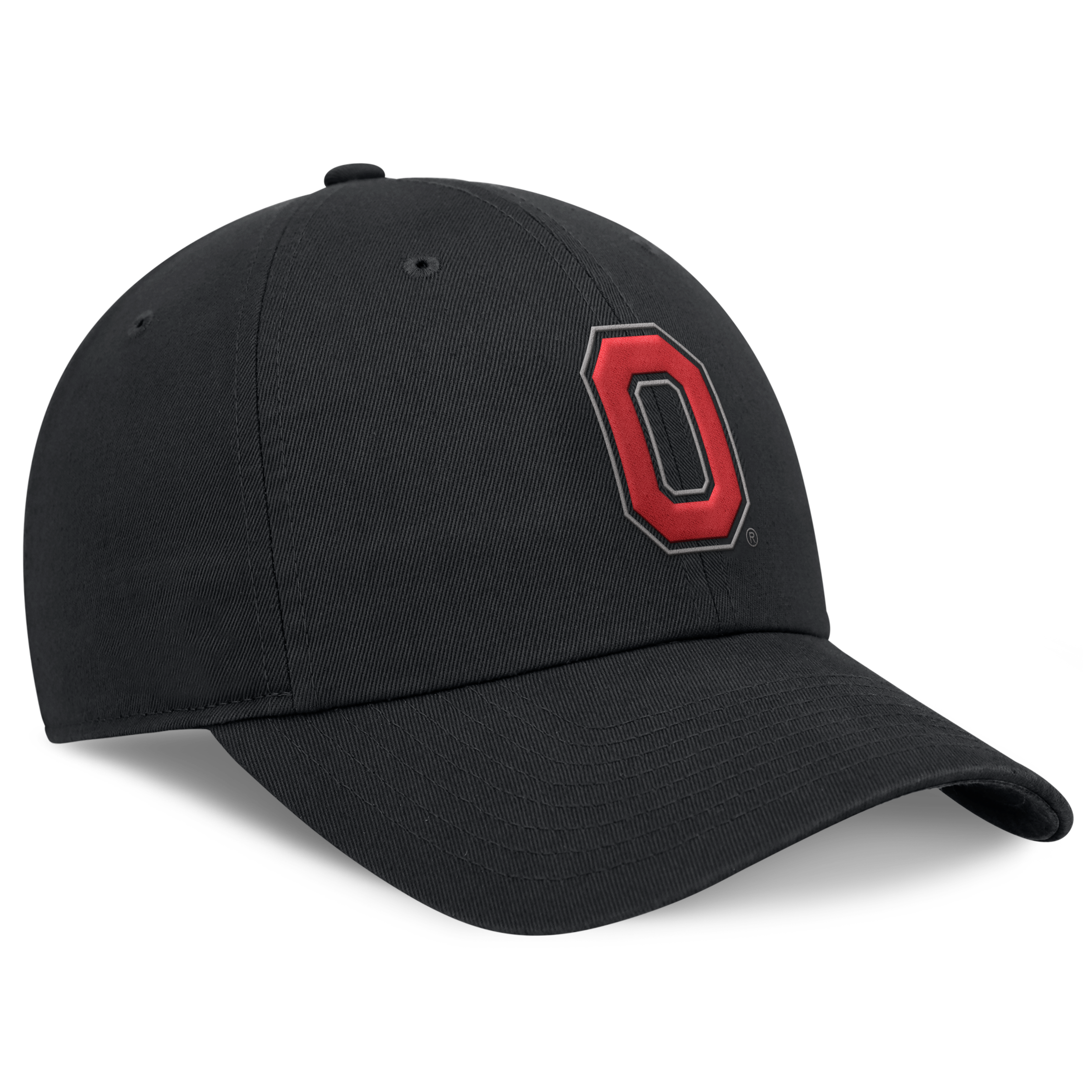 Men's Nike Black Ohio State Buckeyes Club Dri-FIT Adjustable Hat