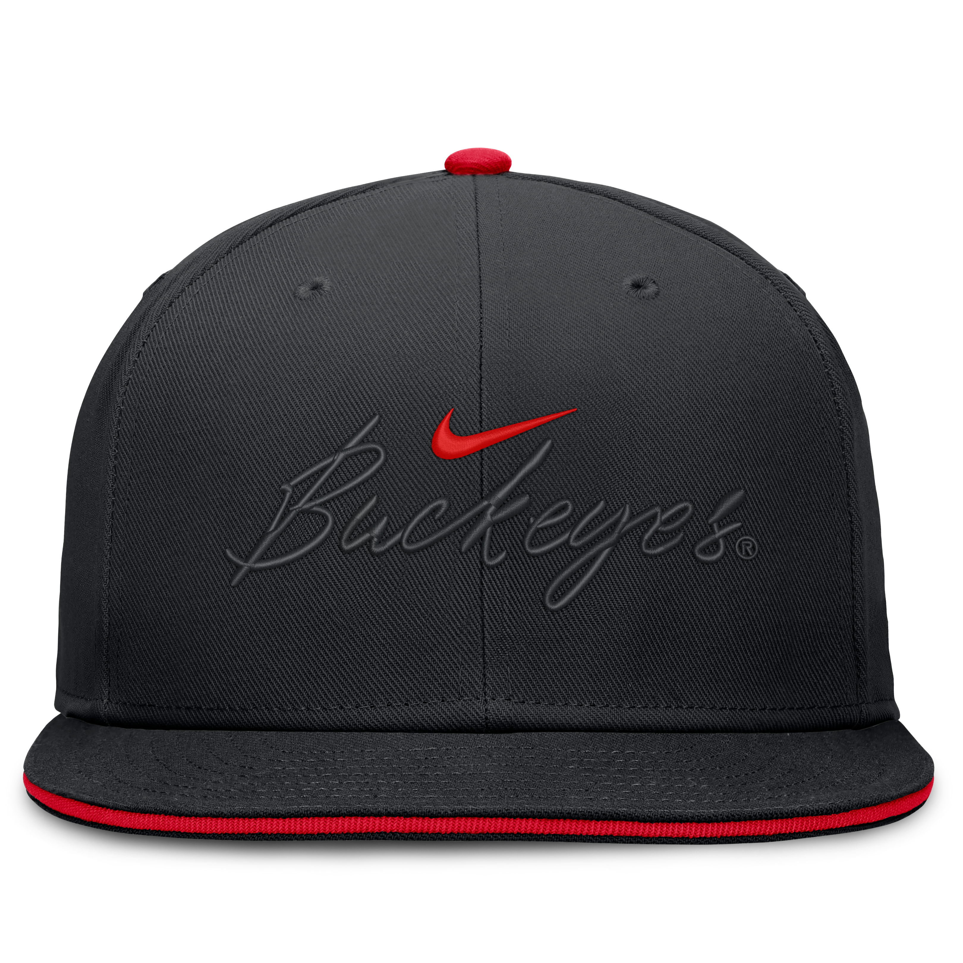 Casquette ajustée Nike noire Ohio State Buckeyes Dri-FIT Primetime Script pour homme