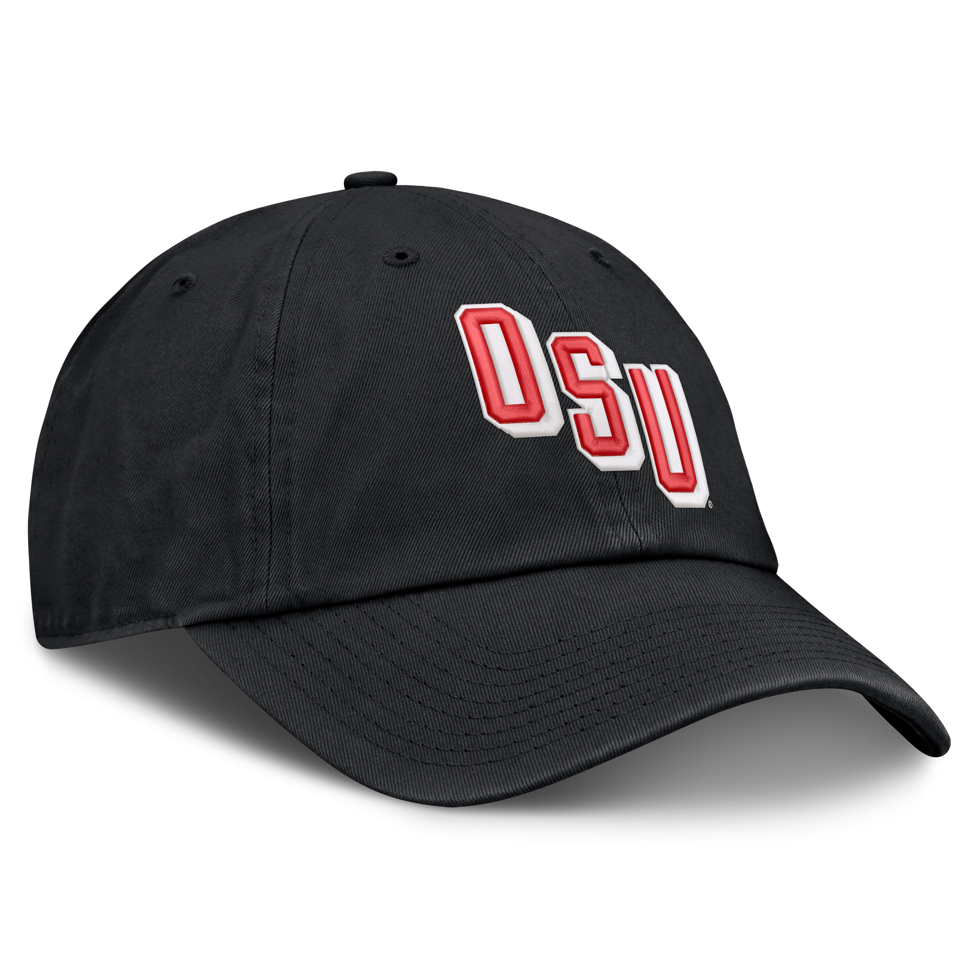 Casquette ajustable Nike noire pour homme Ohio State Buckeyes Legacy Letter & Mascot Club