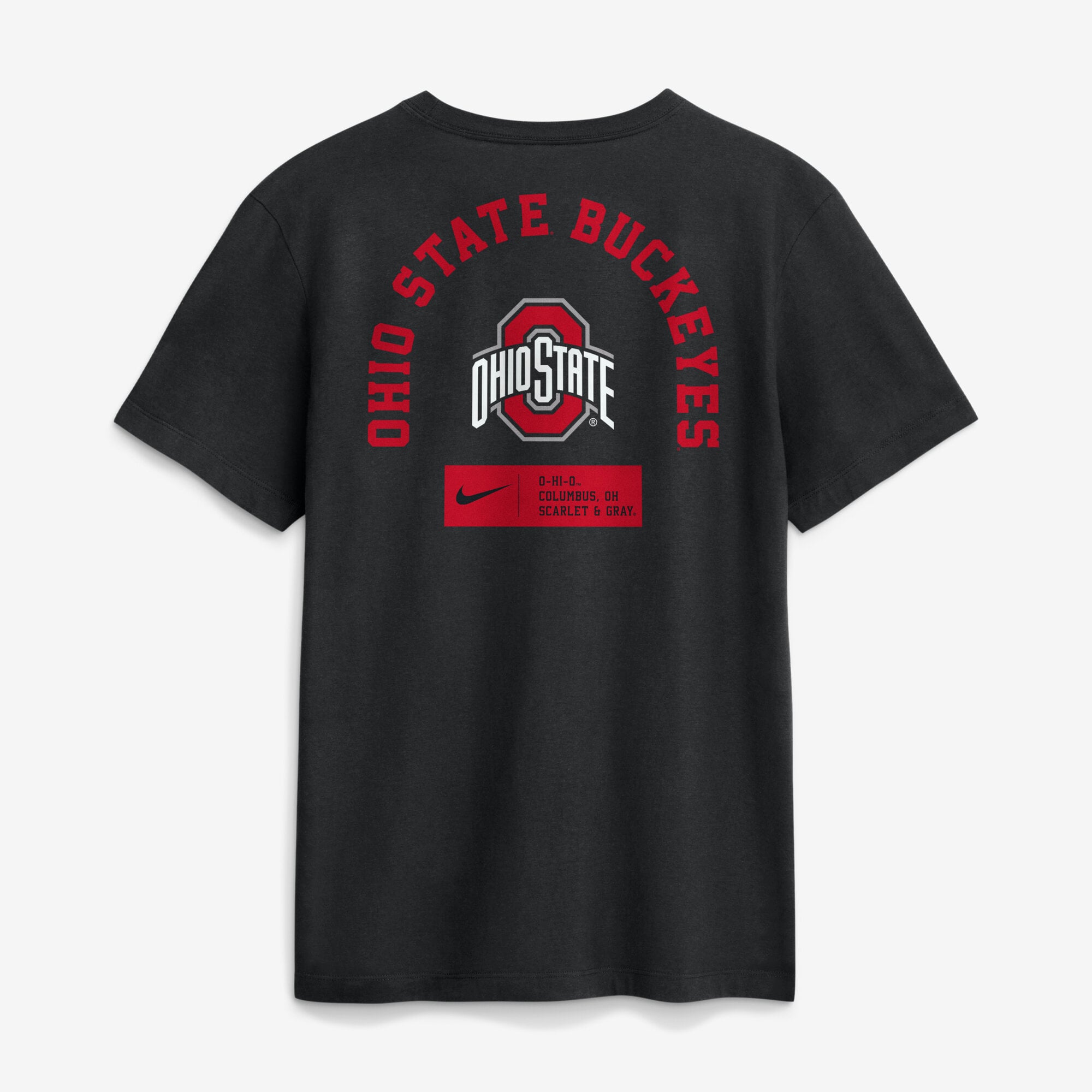 Men's Nike Scarlet Ohio State Buckeyes Primetime Crew T-Shirt