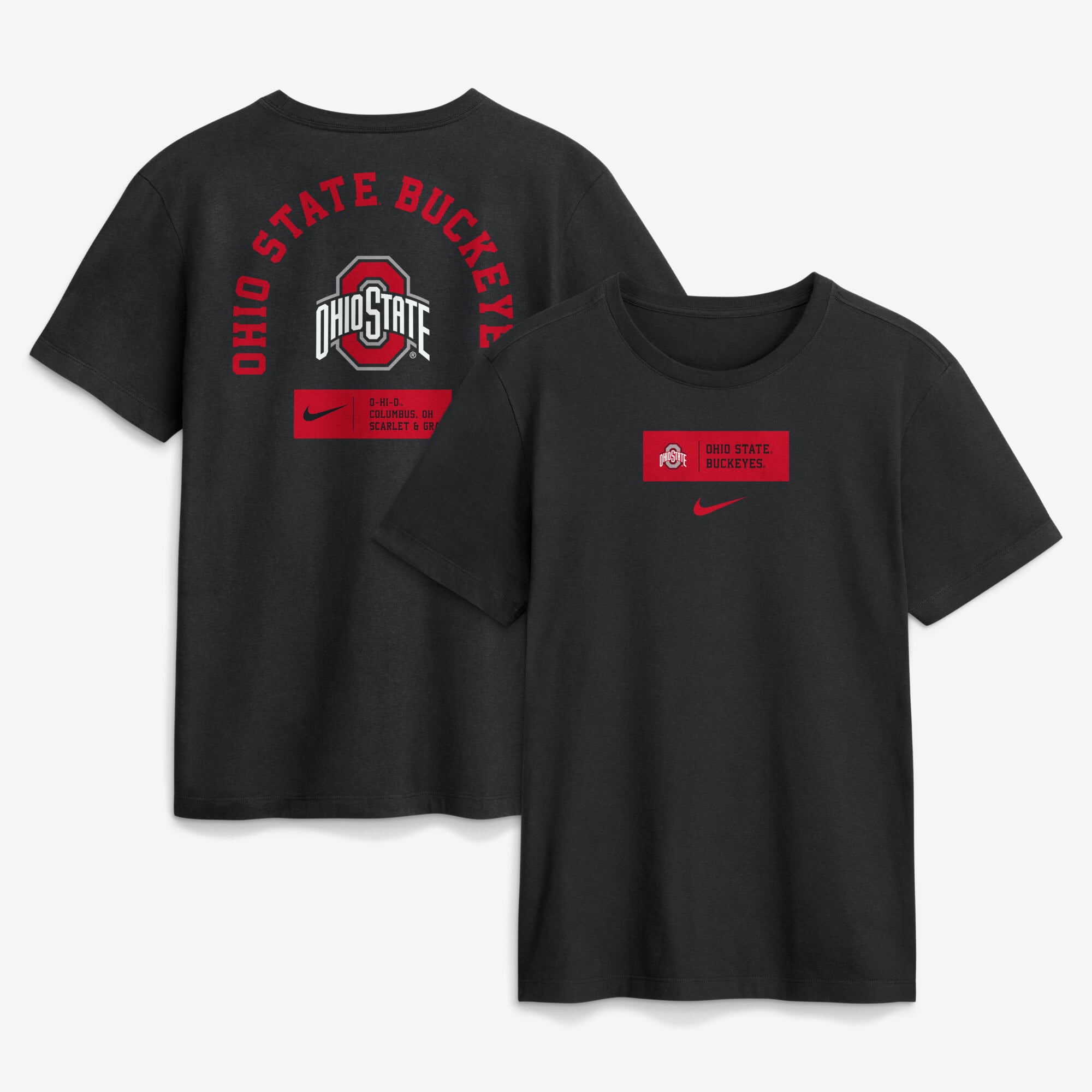 Men's Nike Scarlet Ohio State Buckeyes Primetime Crew T-Shirt