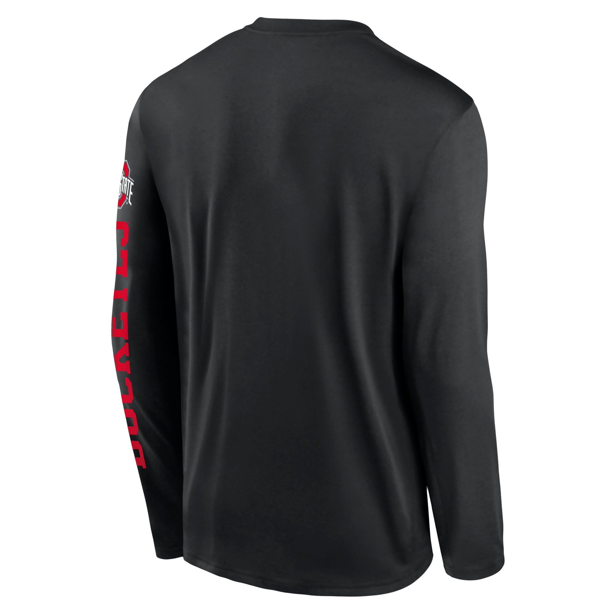 Men's Nike Scarlet Ohio State Buckeyes Primetime Logo Sleeve Legend Dri-FIT Long T-Shirt