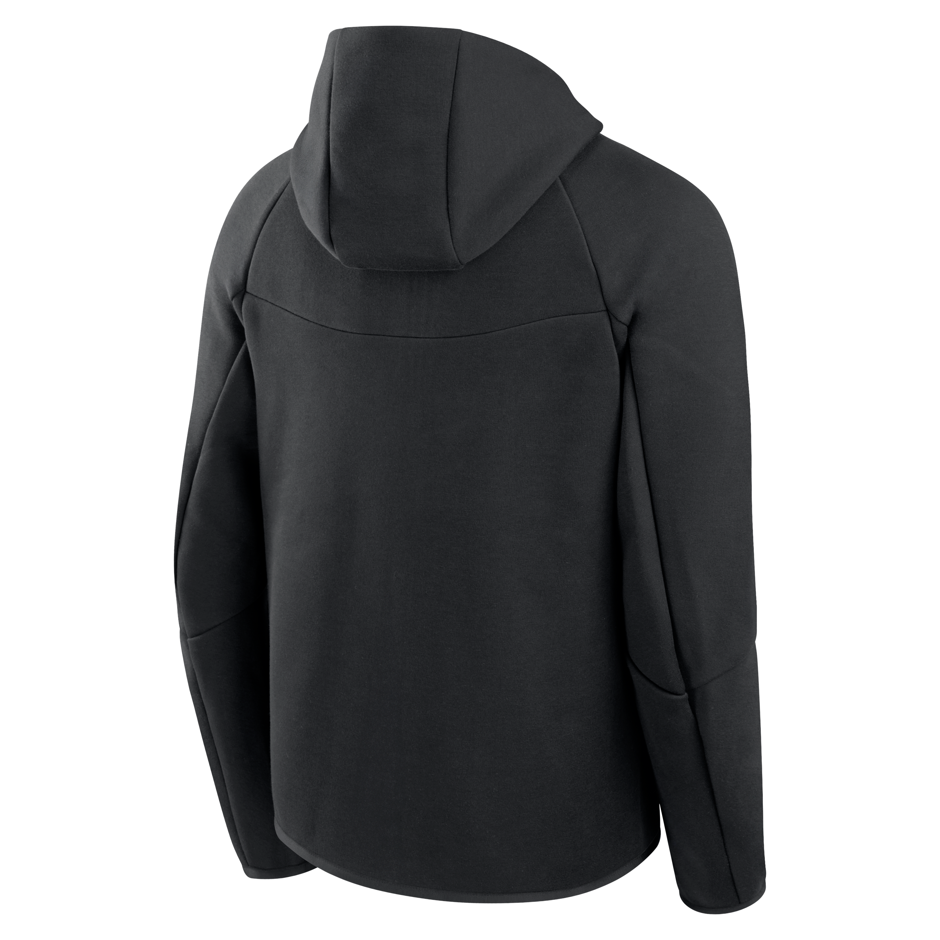 Sweat à capuche zippé Nike Tech Fleece raglan noir Ohio State Buckeyes pour homme