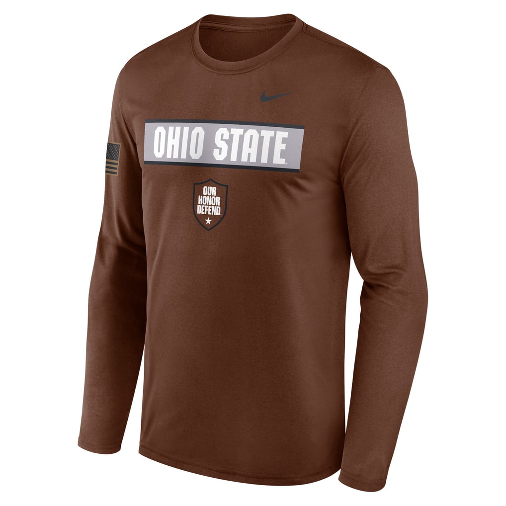 Men's Nike Brown Ohio State Buckeyes 2026 Military Appreciation Dri-FIT ...