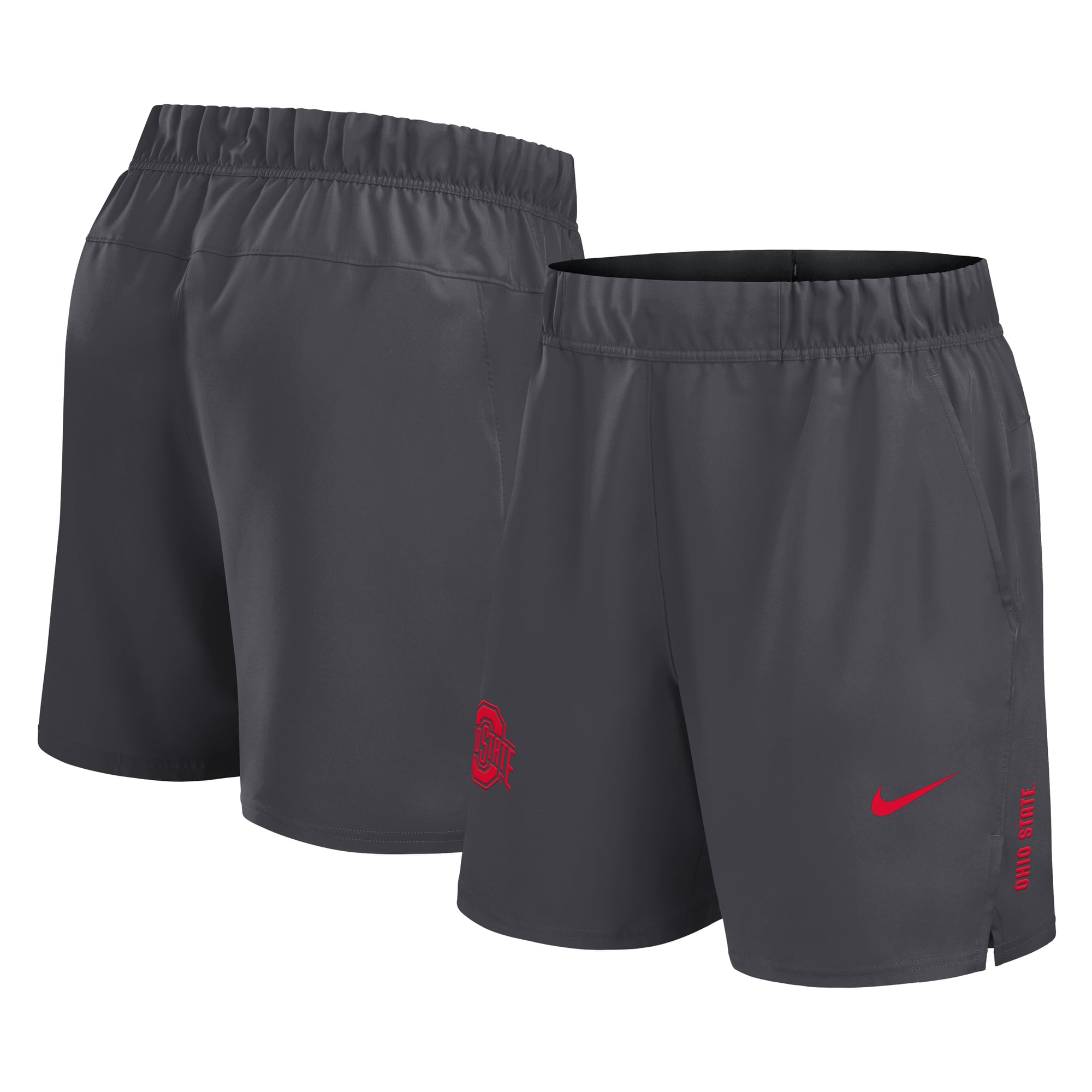 Short Nike Primetime Victory Dri-FIT pour homme, couleur charbon, Ohio State Buckeyes