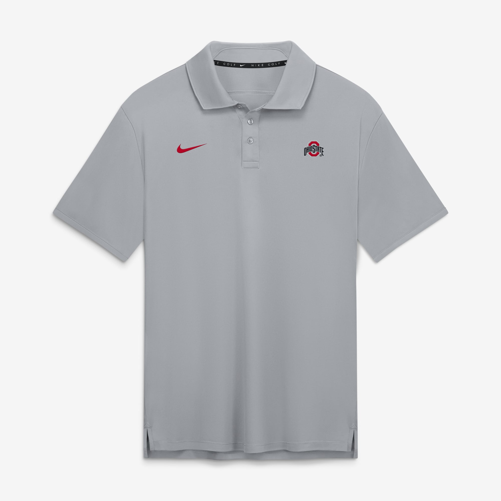 Men's Nike Gray Ohio State Buckeyes Par Dri-FIT Polo