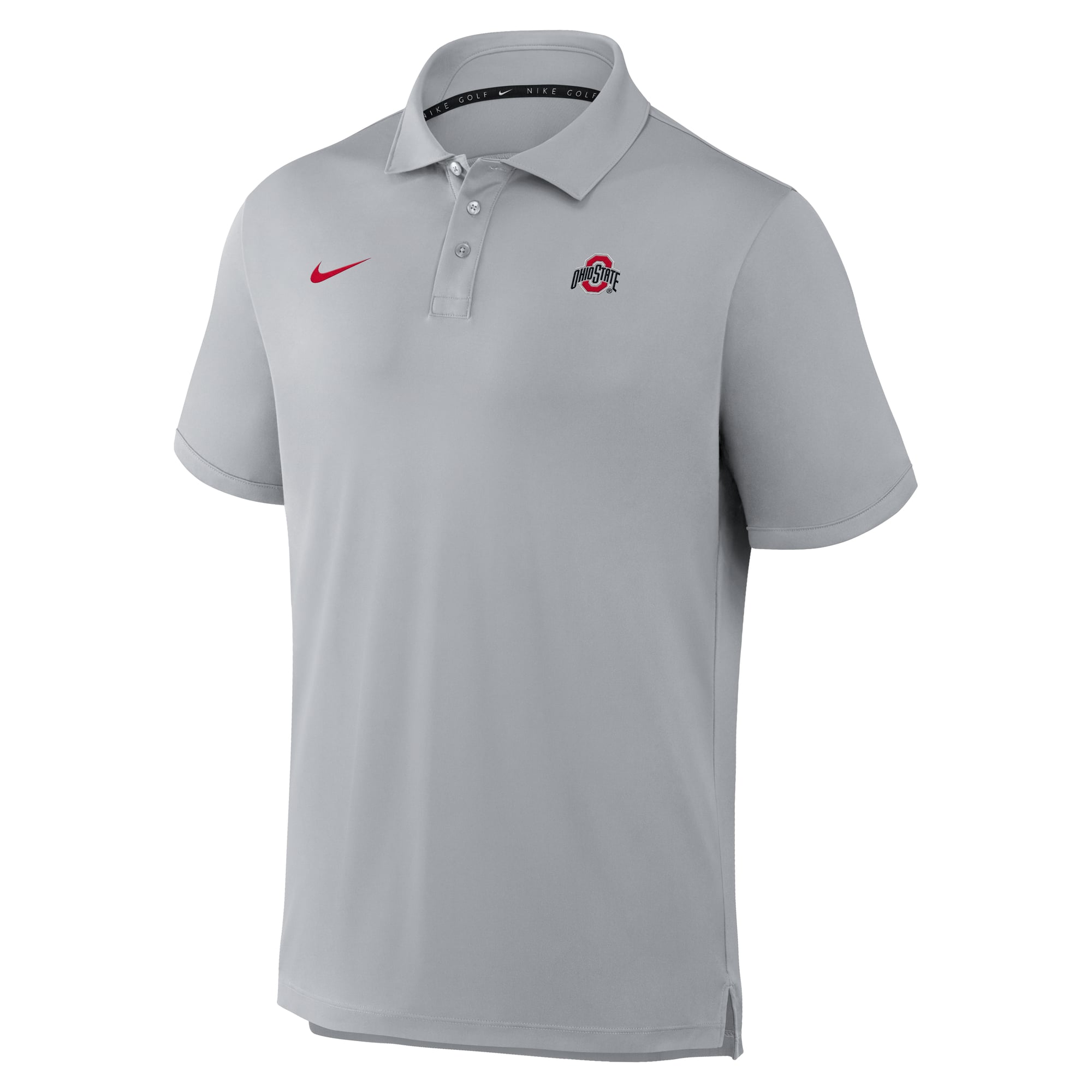 Men's Nike Gray Ohio State Buckeyes Par Dri-FIT Polo