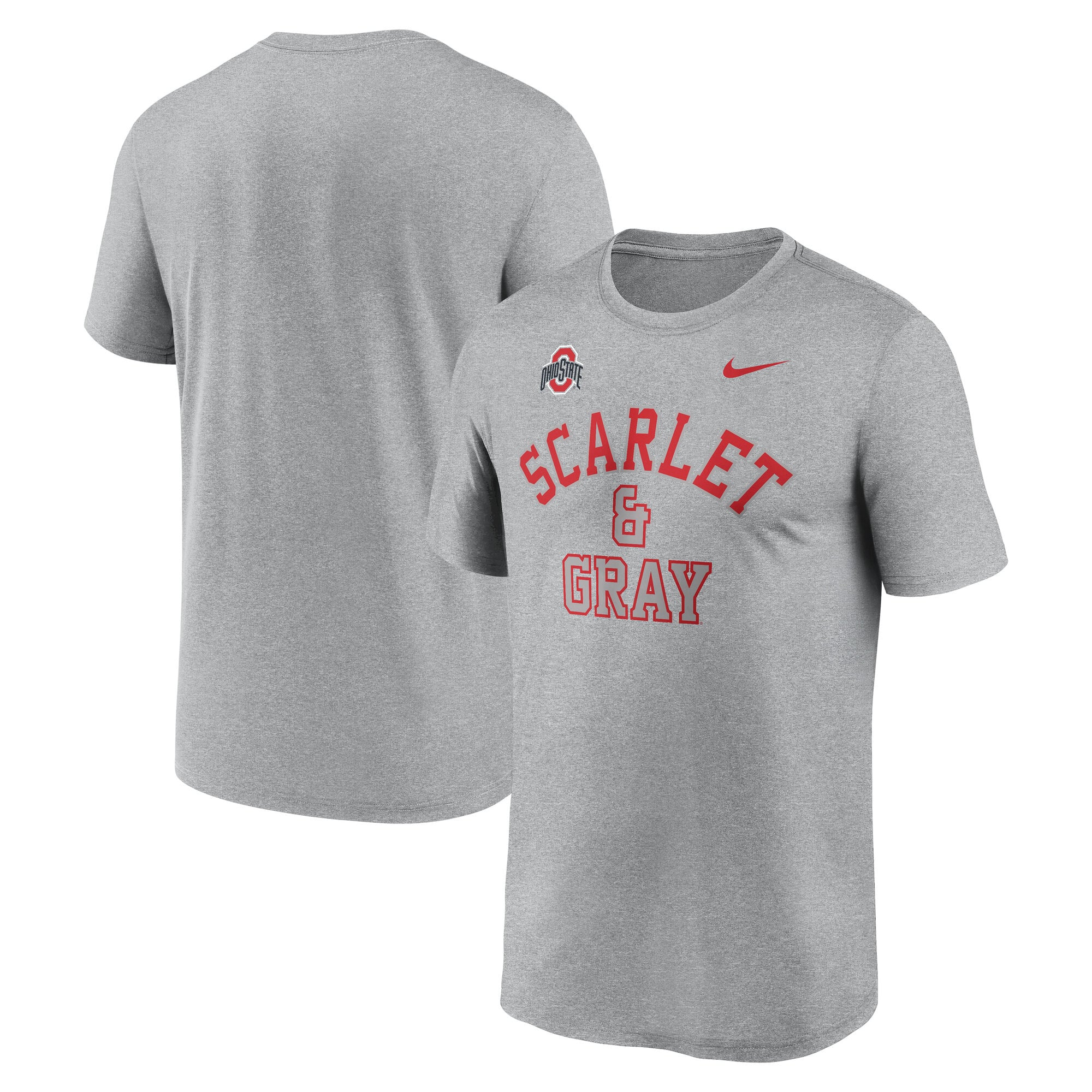 Men's Nike  Scarlet Ohio State Buckeyes Primetime Arch Mantra Legend Dri-FIT T-Shirt