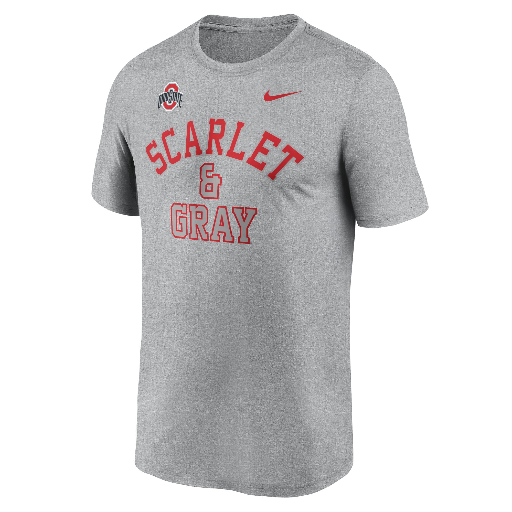 Men's Nike  Scarlet Ohio State Buckeyes Primetime Arch Mantra Legend Dri-FIT T-Shirt
