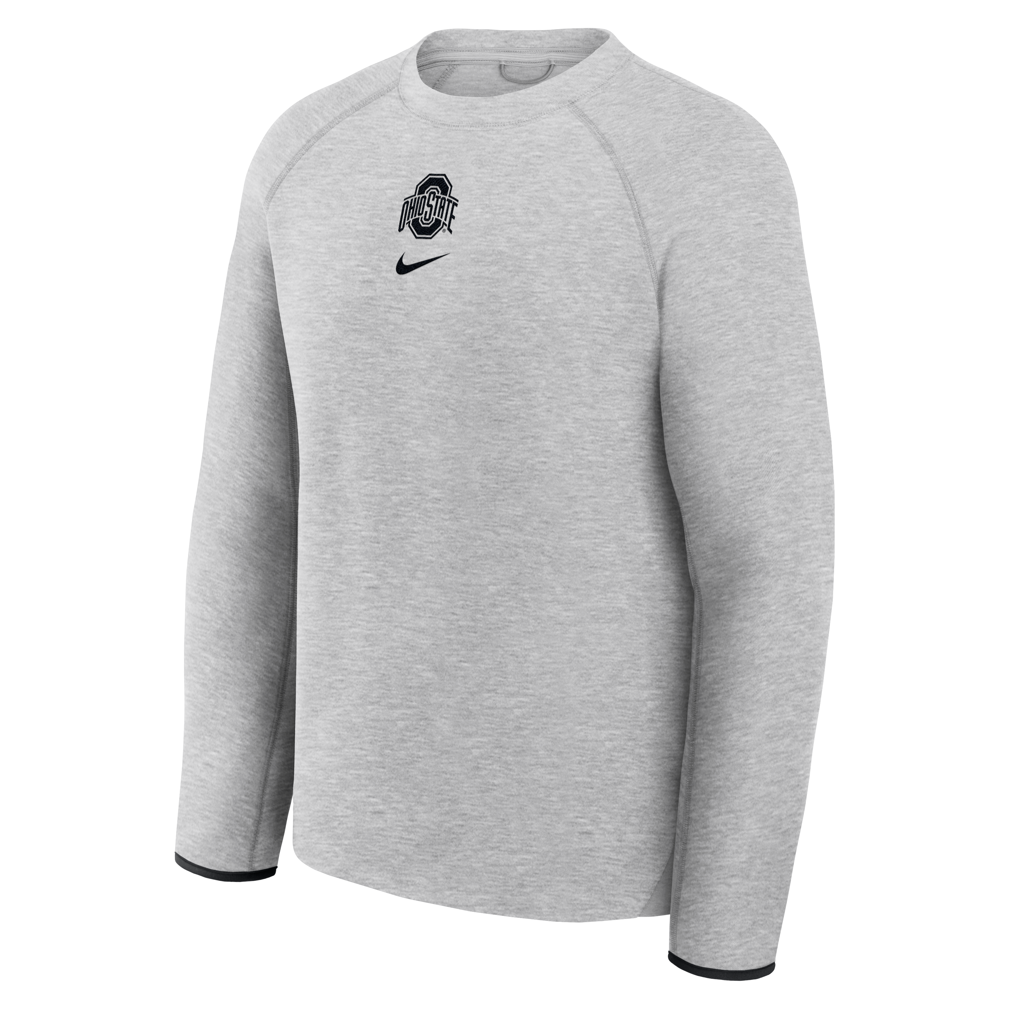 Sweat-shirt raglan en polaire technique Nike Stone Ohio State Buckeyes pour homme