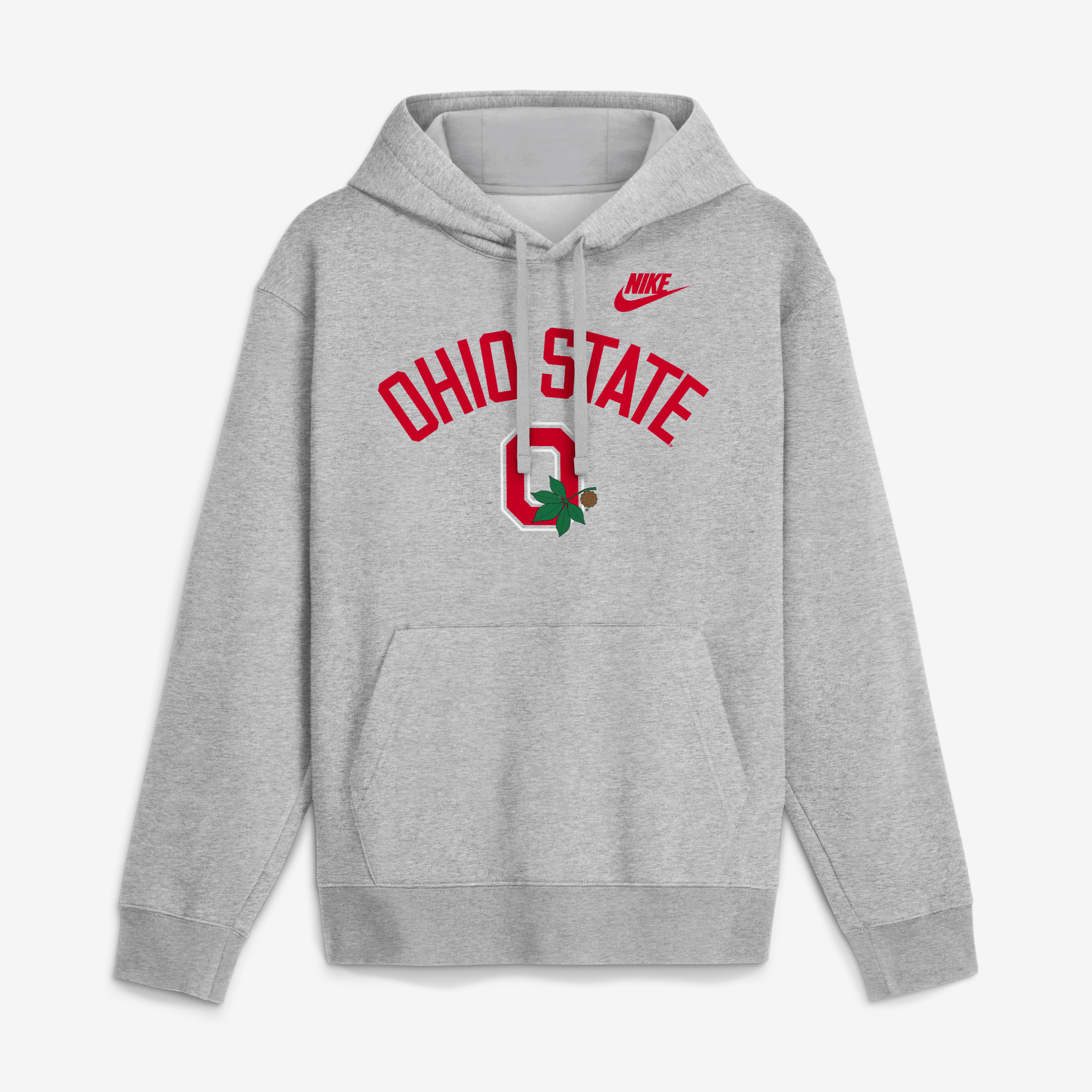 Men's Nike Scarlet Ohio State Buckeyes Legacy Arch Club Hoodie