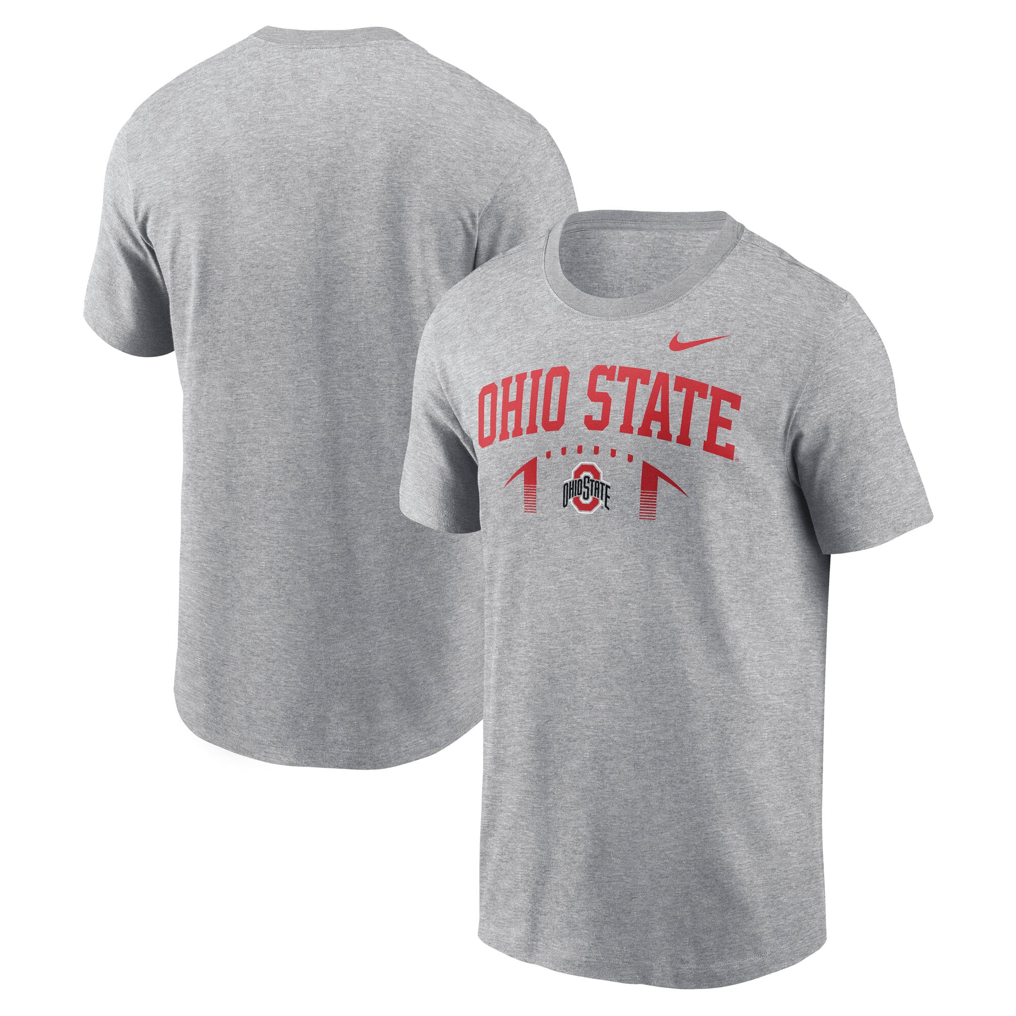 Men's Nike  Scarlet Ohio State Buckeyes Primetime Football Icon T-Shirt