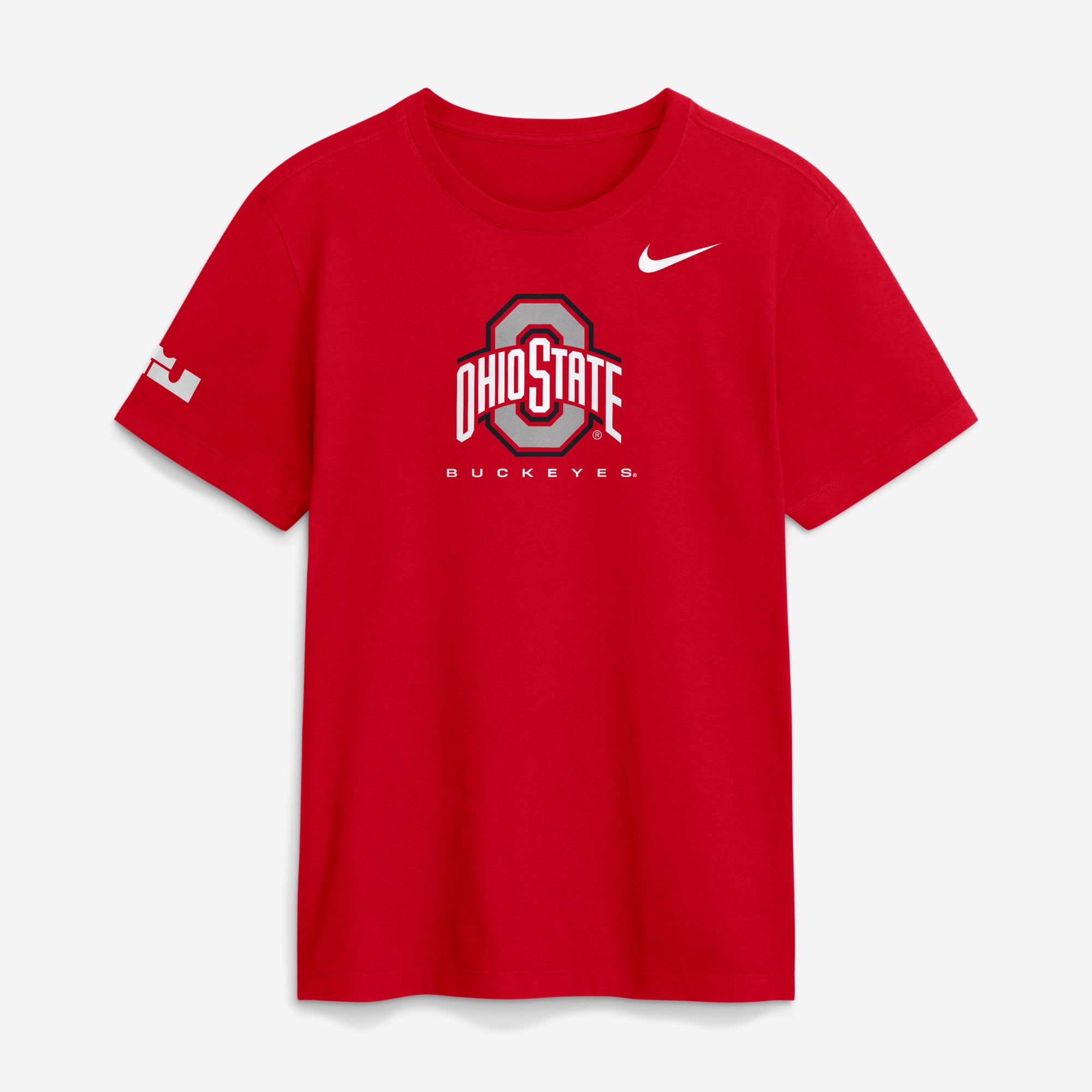 T-shirt Nike LeBron James Scarlet Ohio State Buckeyes Courtside Dri-FIT pour homme