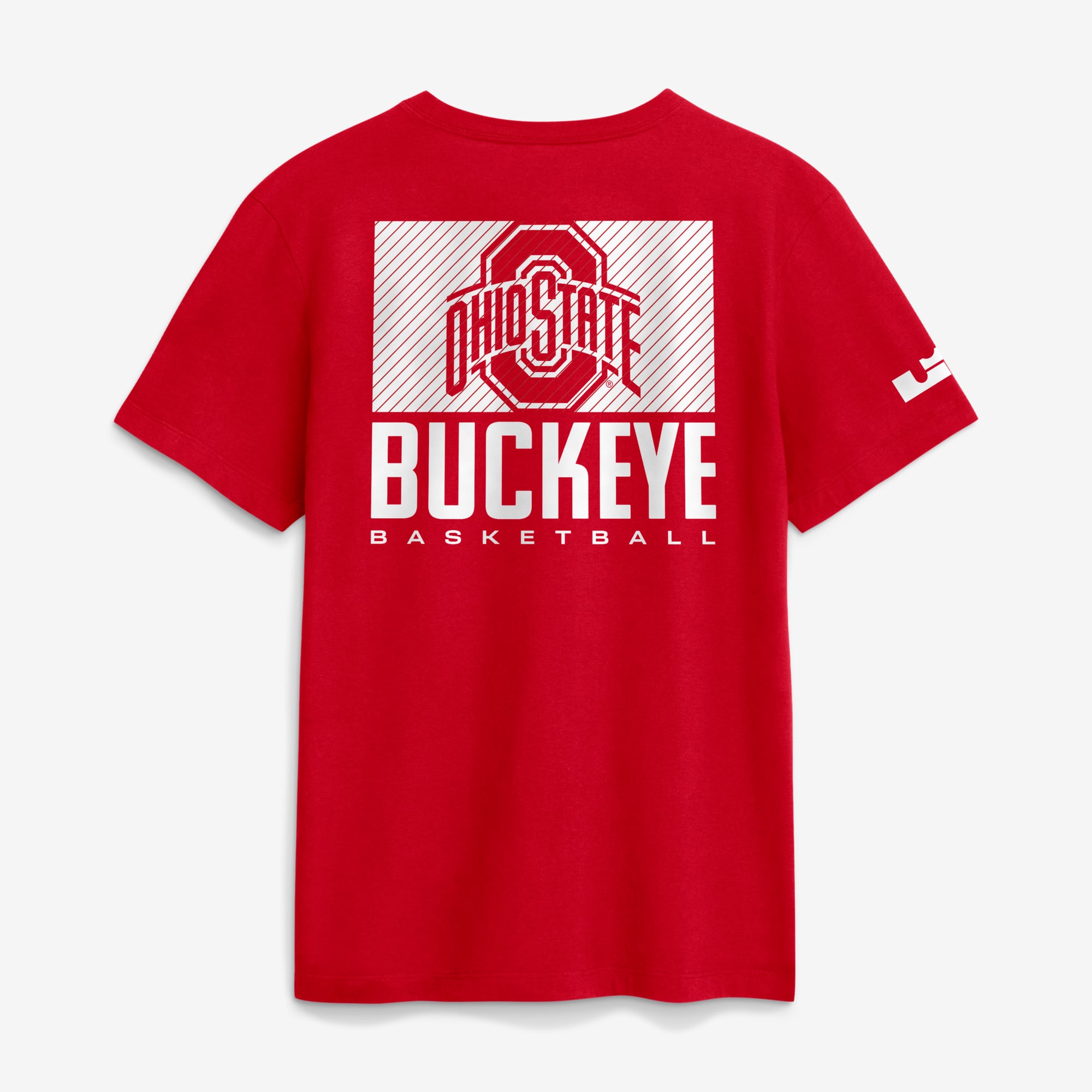 T-shirt Nike LeBron James Scarlet Ohio State Buckeyes Courtside Dri-FIT pour homme