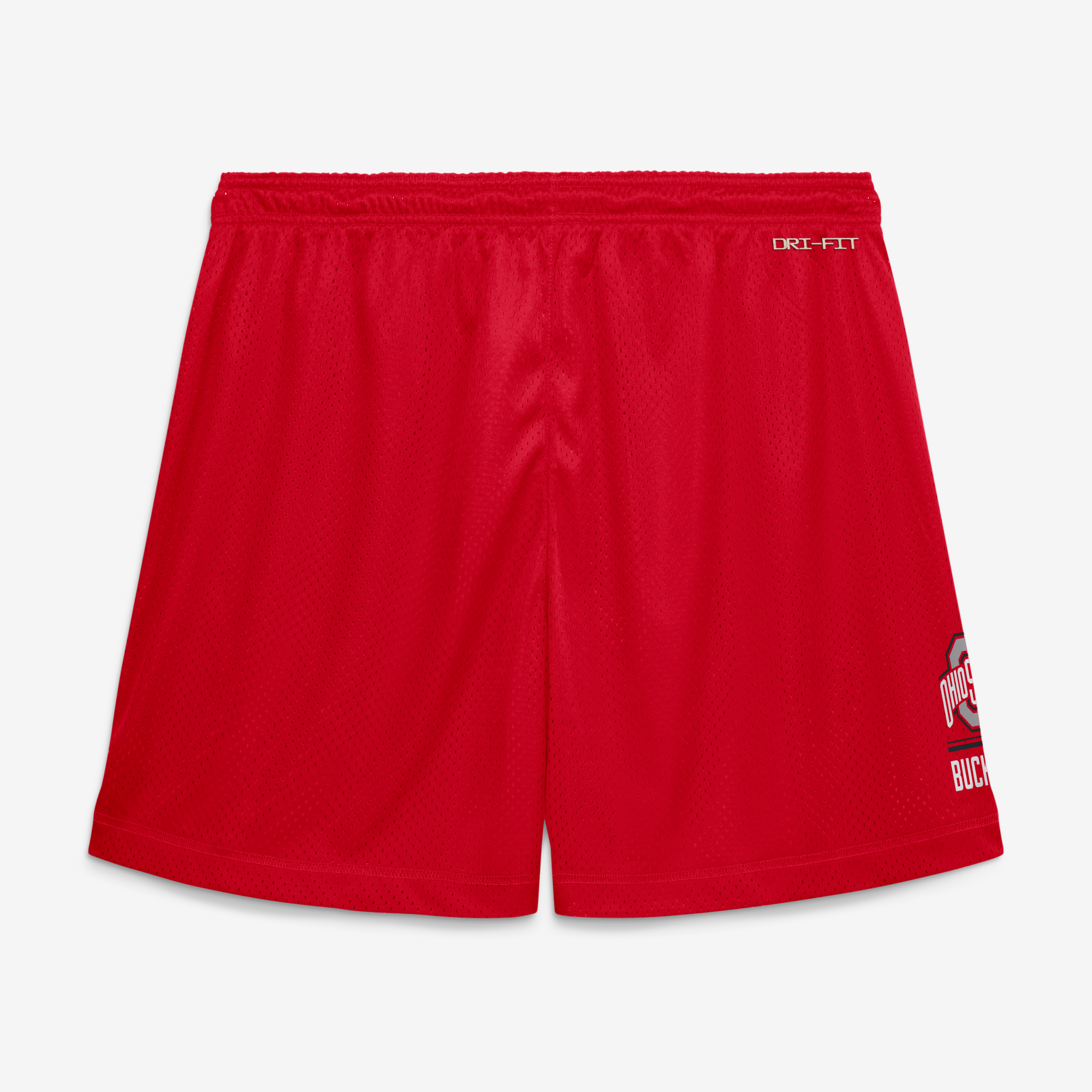Men's Nike LeBron James Scarlet/Black Ohio State Buckeyes Courtside Reversible Dri-FIT Shorts