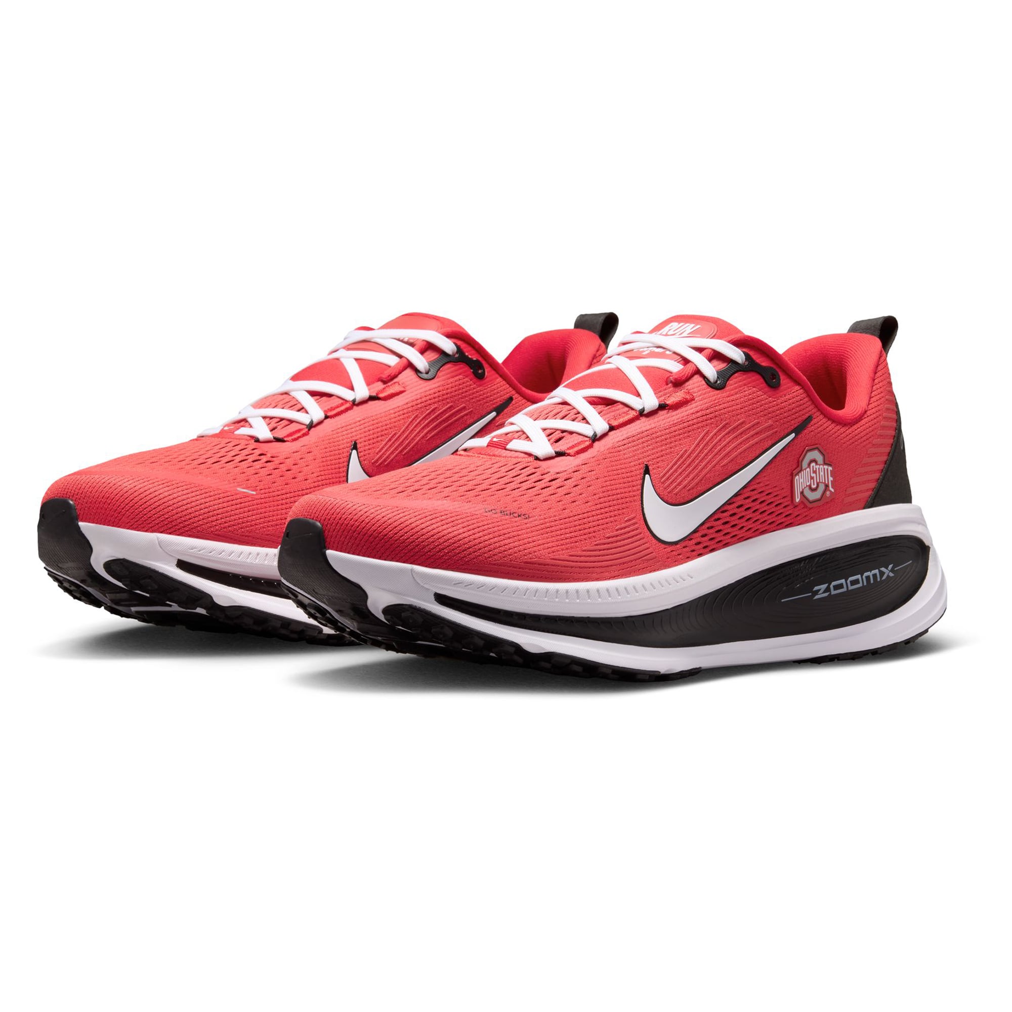 Men's Nike Ohio State Buckeyes Vomero 18 Running Shoes